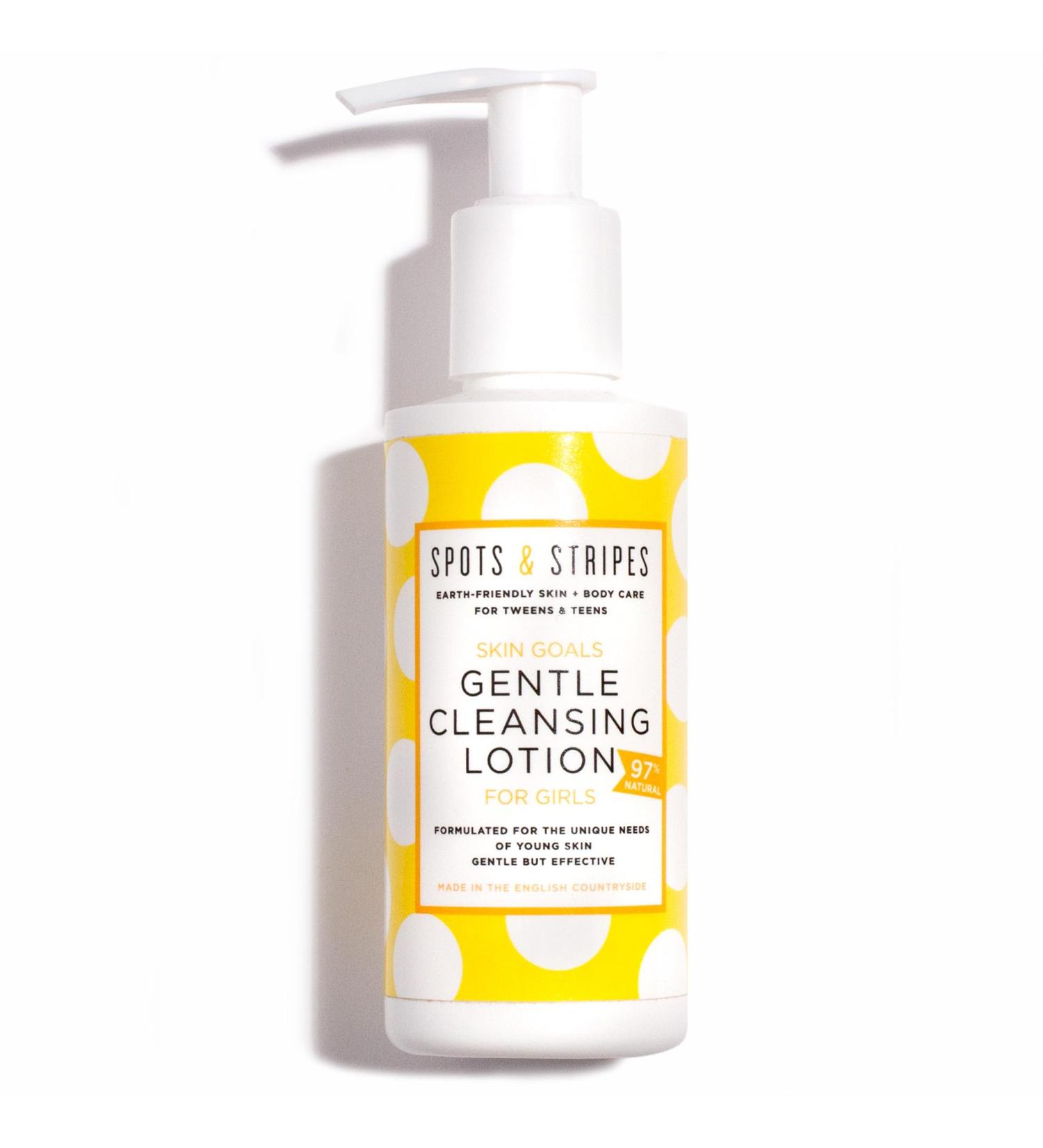Spots & Stripes Skin Goals Gentle Cleansing Lotion for Girls - Teen & Young Skin Face Wash - Combats Blemishes - 150ml - Buy Online on GoSupps.com