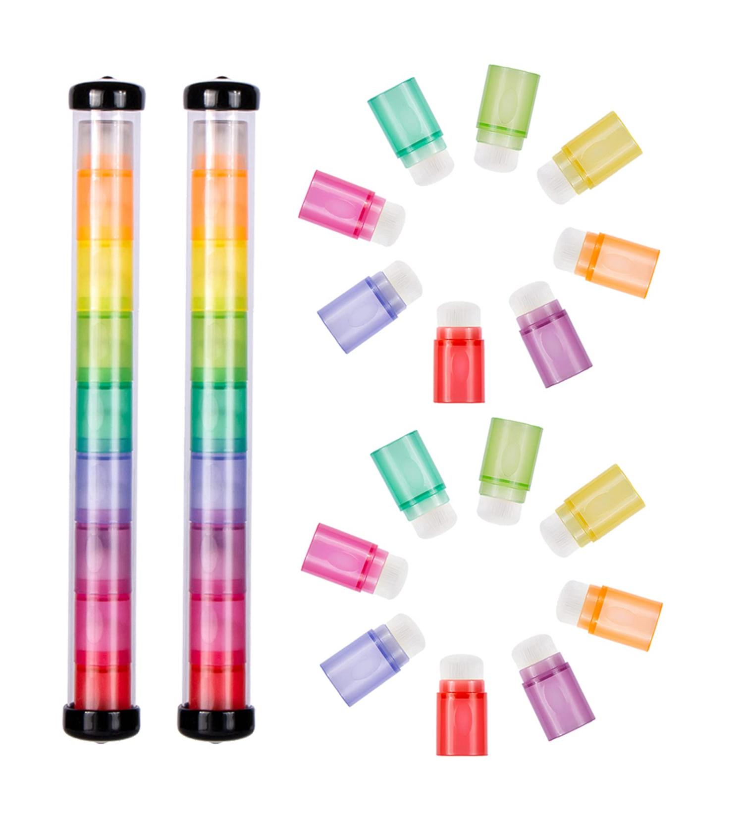 Yoseng Soft Bristle Finger Ink Blending Brushes - 2 Pack for Painting, Drawing, and Card Making - Crafter Color Coded Handles - Ink Blending Tool - Buy Online on GoSupps.com