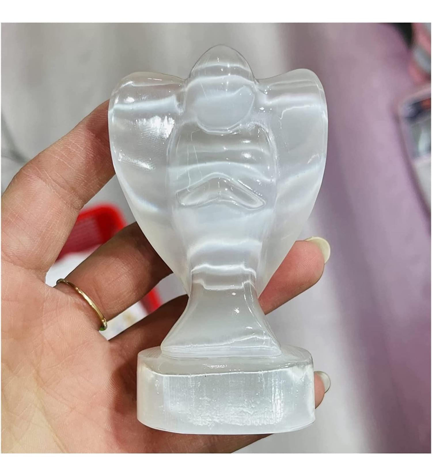 Natural Crystal Rough Minerals s Natural White Selenite -gips-Angel Quartz-raue Minerals -Exemplar Residential Culture s Decoration - Buy Online on GoSupps.com