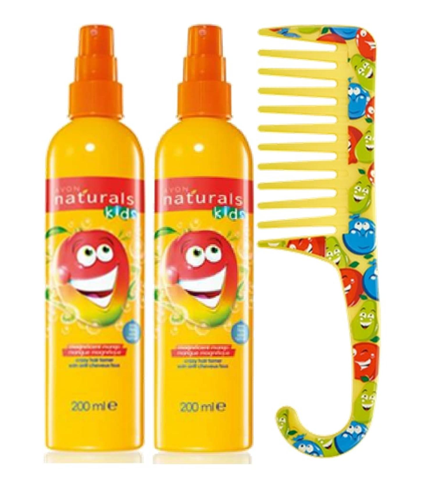 Kids' Magnificent Mango Detangle Spray 200ml x 2 with FREE Comb - Ultimate Things Shop - Buy Online on GoSupps.com