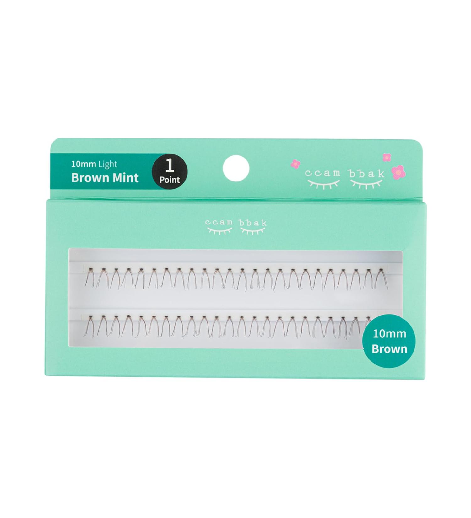 Buy CCAMBBAK Original Light/Thick Eyelashes - 10mm Brown | International Shipping Available - Buy Online on GoSupps.com