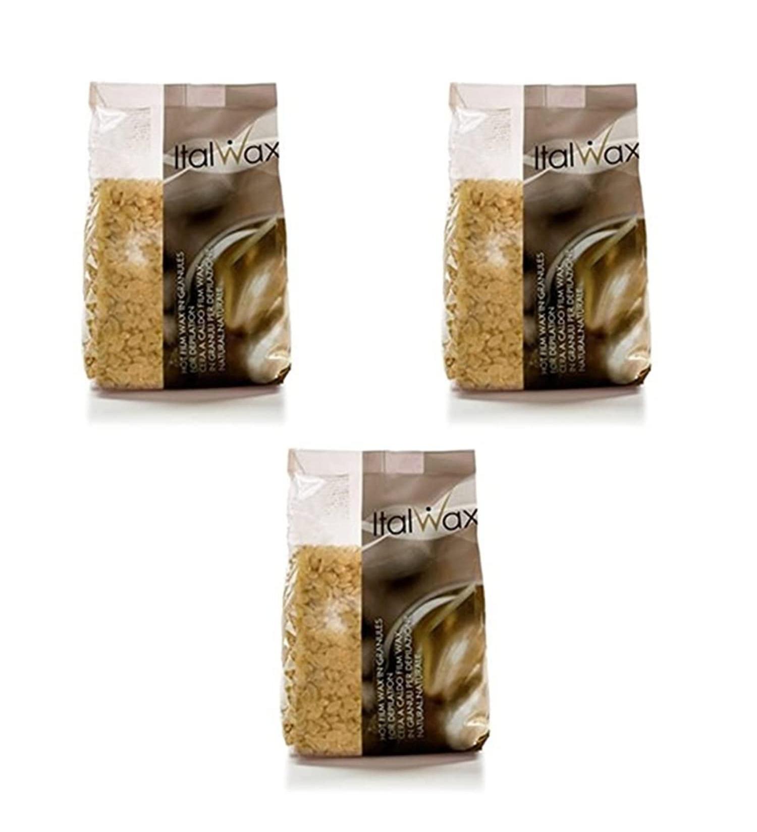 Italwax Hot Film wax foil 1 kg natural 3 pieces