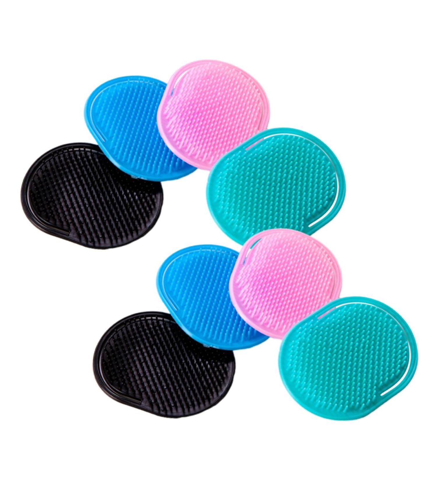 Sewoart 12th Hair Brush - Black Silicone Shampoo & Scalp Massage Comb for Salon Cleaning - Buy Online on GoSupps.com