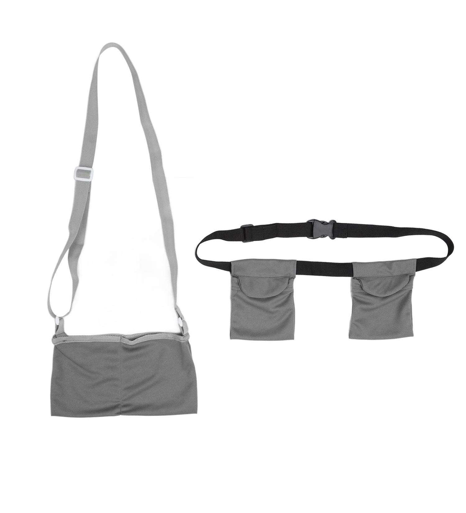 Mastectomy Drain Holder Pouch - Adjustable & Reusable Surgery Drainage Pouch with Shower Bag (Gray) - Buy Online on GoSupps.com