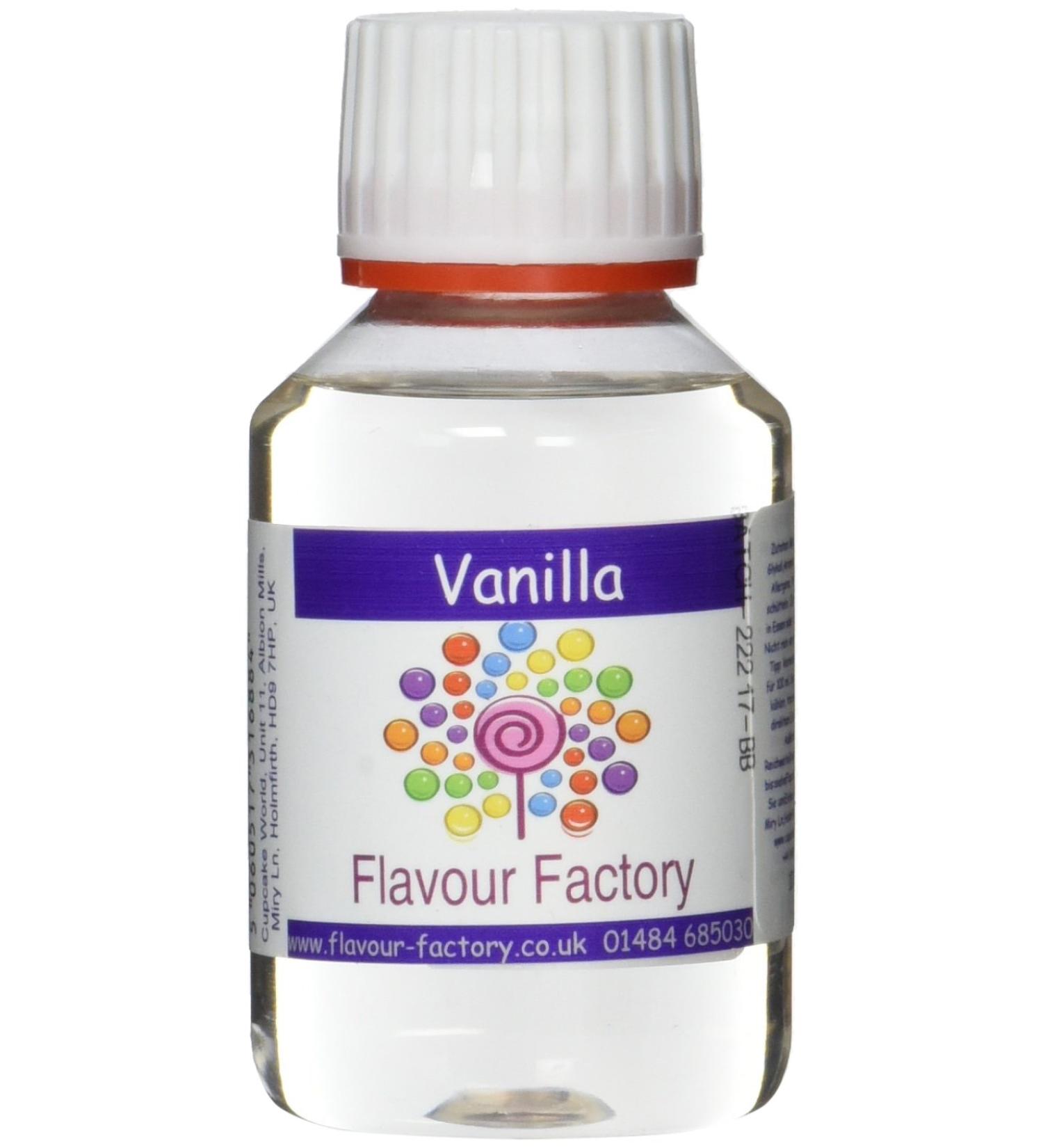 Flavour Factory Intense Food Flavouring Vanilla 100 ml - Buy Online on GoSupps.com