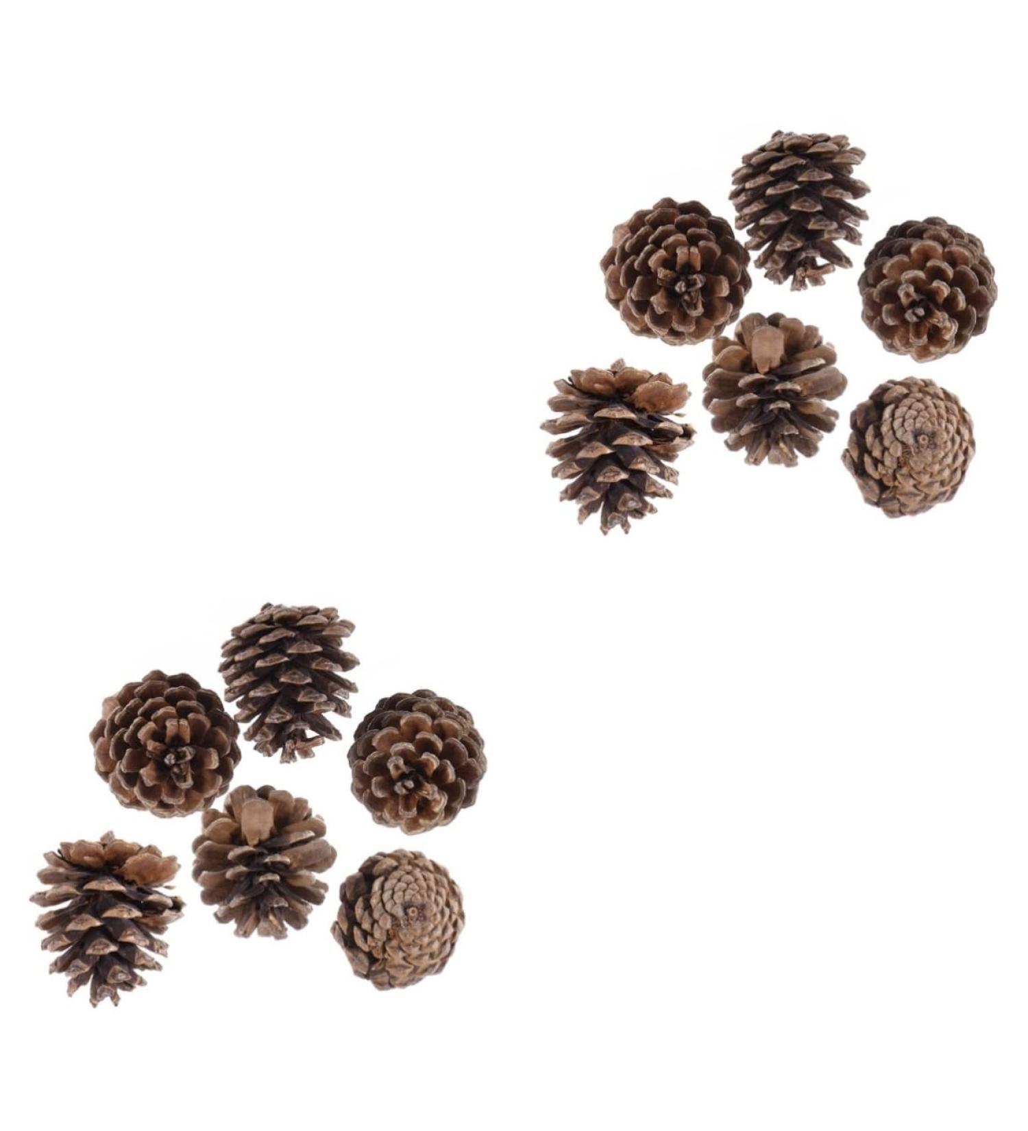 ABOOFAN 72 Pcs Xmas Pine Cone Ornaments Christmas Pine Cone Pine Cone Decorations Pine Needles Natural - Buy Online on GoSupps.com