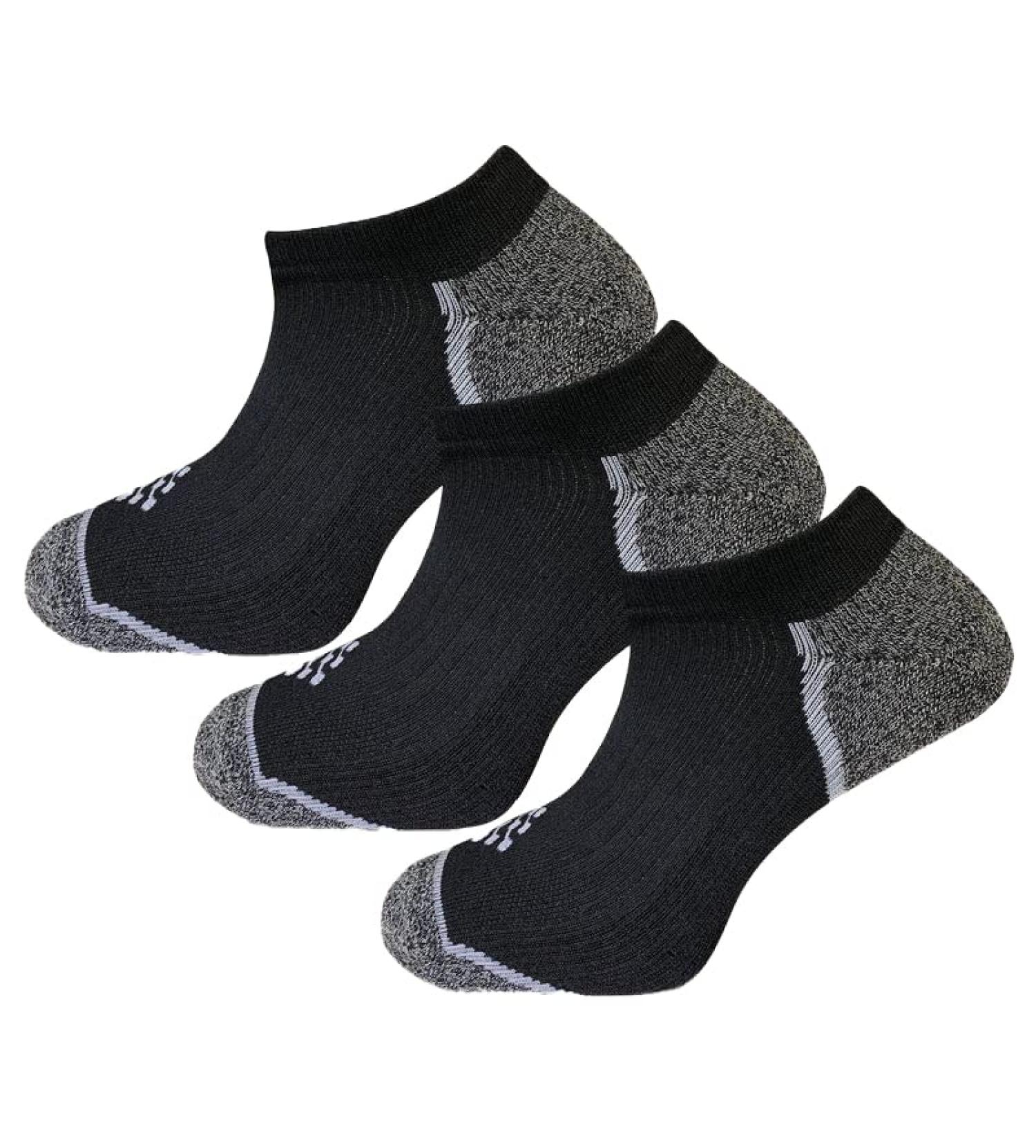 True Energy Women's Infrared Low Cut Socks (3-Pack) - Pain Relief & Circulation Support - Ideal for Nurses - Black S/M - Buy Online on GoSupps.com