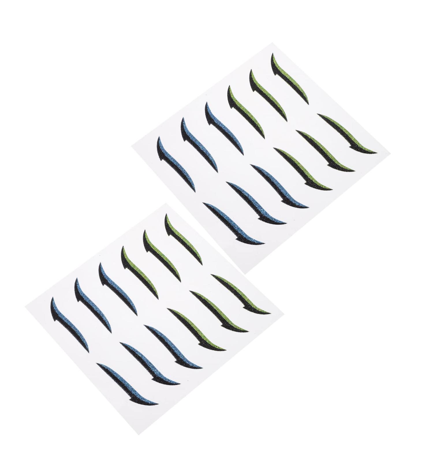 POPETPOP 12 Pairs Glitter Eyeliner Eye Skin Sticker Eyeliner Decal Double Eyelid Stickers Reusable Double Eyelid Tapes Eye Makeup Stickers Eye Makeup Tools Eyes Miss Applique - Buy Online on GoSupps.com