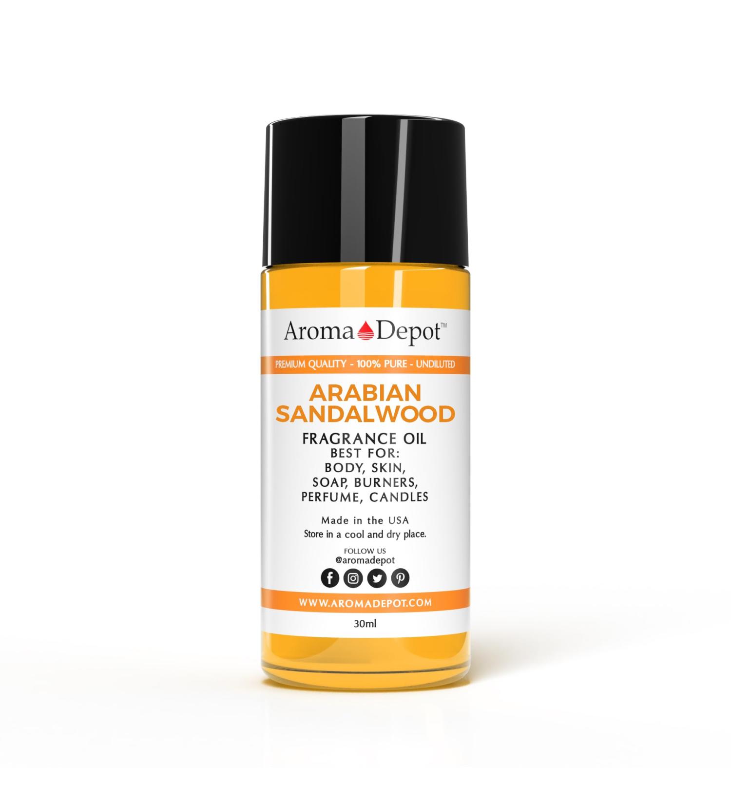 Buy Pure Arabian Sandalwood Roll-on Perfume | Aroma Depot 30 ml Fragrance Oil for Skin & Aromatherapy - Buy Online on GoSupps.com
