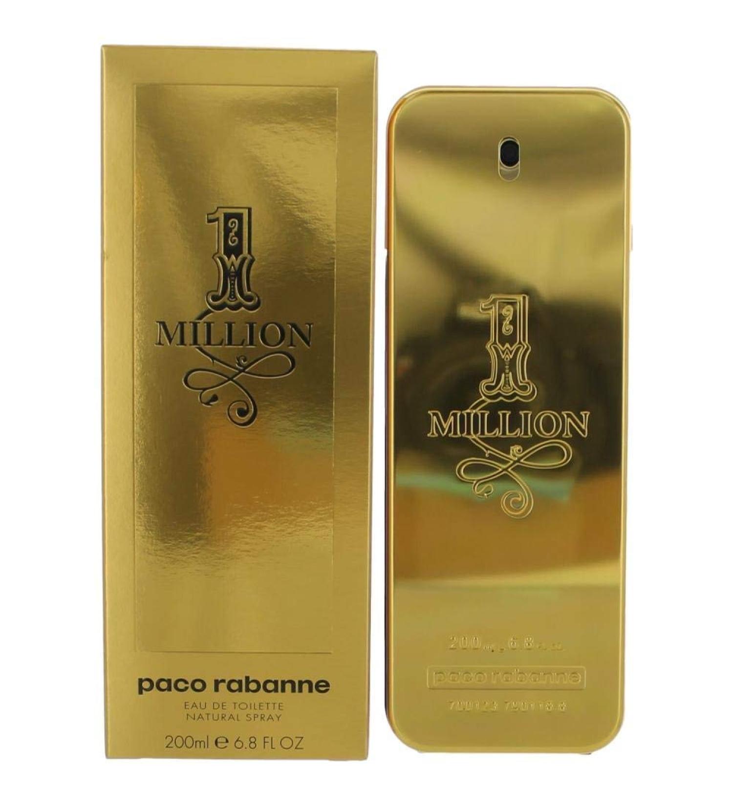 1 Million by Paco Rabanne Men's Eau De Toilette Spray 6.8 Fl Oz - 100% Authentic
