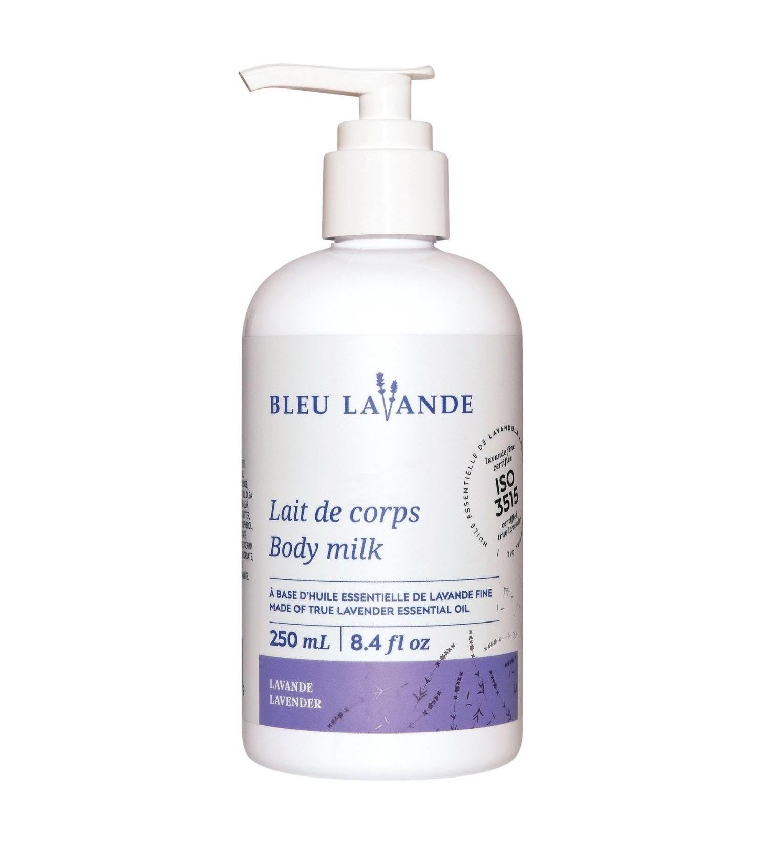 Buy Bleu Lavande Natural Lavender Body Milk - Cruelty-Free Vegan Moisturizer with 100% Pure Lavender Oil - Soothing Skin Care 8.4 Fl Oz - Buy Online on GoSupps.com