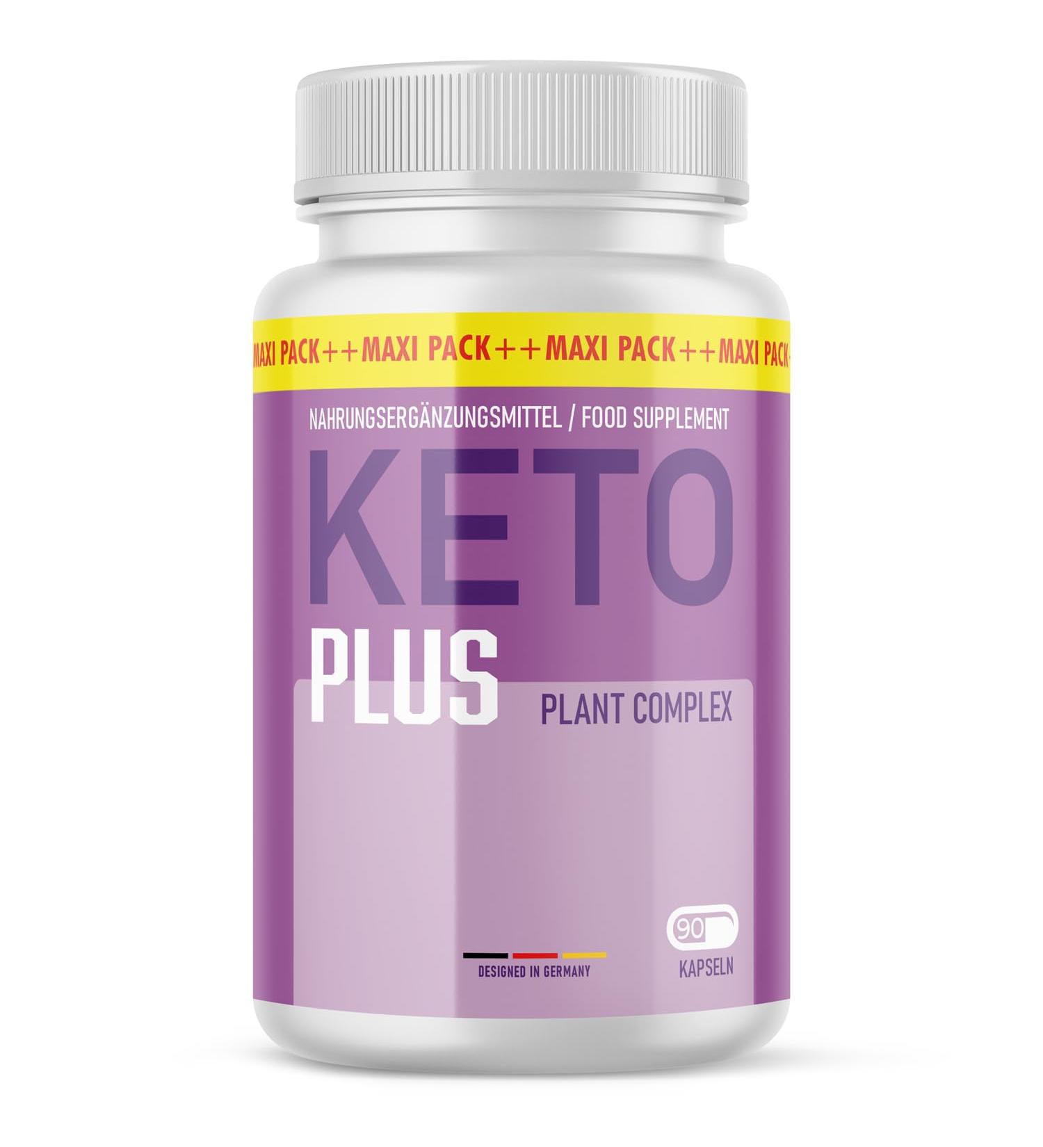 Keto Plus Capsules | Pour votre style de vie sain | Avec des ingr dients pr cieux | Maxipack 90 capsules | 1x