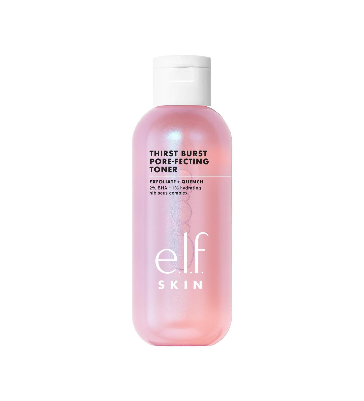 e.l.f. Thirst Burst Pore-fecting Toner Hydrating & Exfoliating for Face Smooths Plumps & Minimizes Pores Infused with Salicylic Acid Vegan & Cruelty-Free 4.7 Fl Oz (Pack of 1) - Buy Online on GoSupps.com