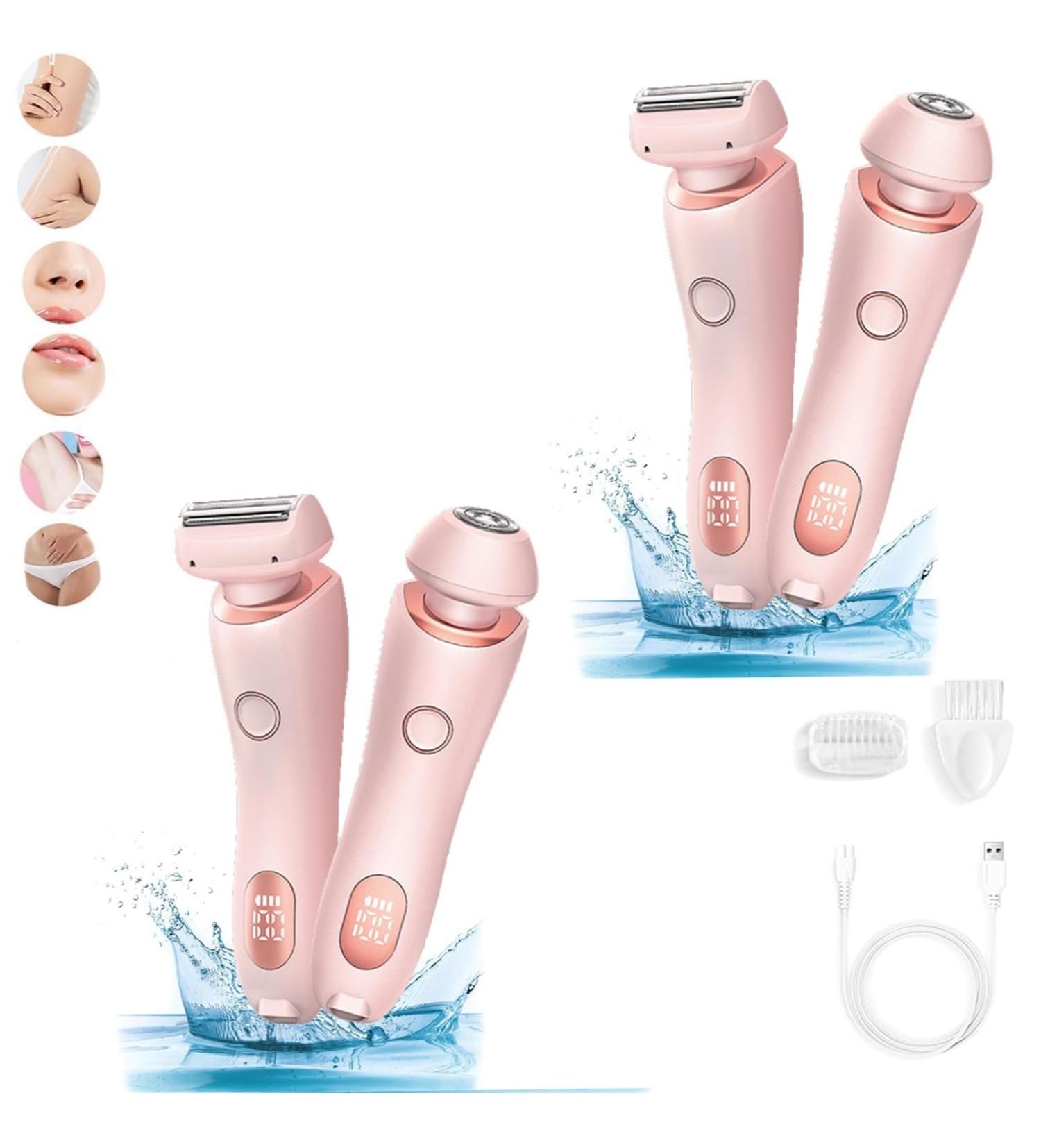Modira Shaver Modira Mermaid Shaver SilkGlide Pro - 2024 Best Silk Glide Razor Gleam Pro 3.0 Shaver for Women Livora Electric Razor 2 in 1 Electric Shaver Razors for Women (Pink 2Pcs) - Buy Online on GoSupps.com