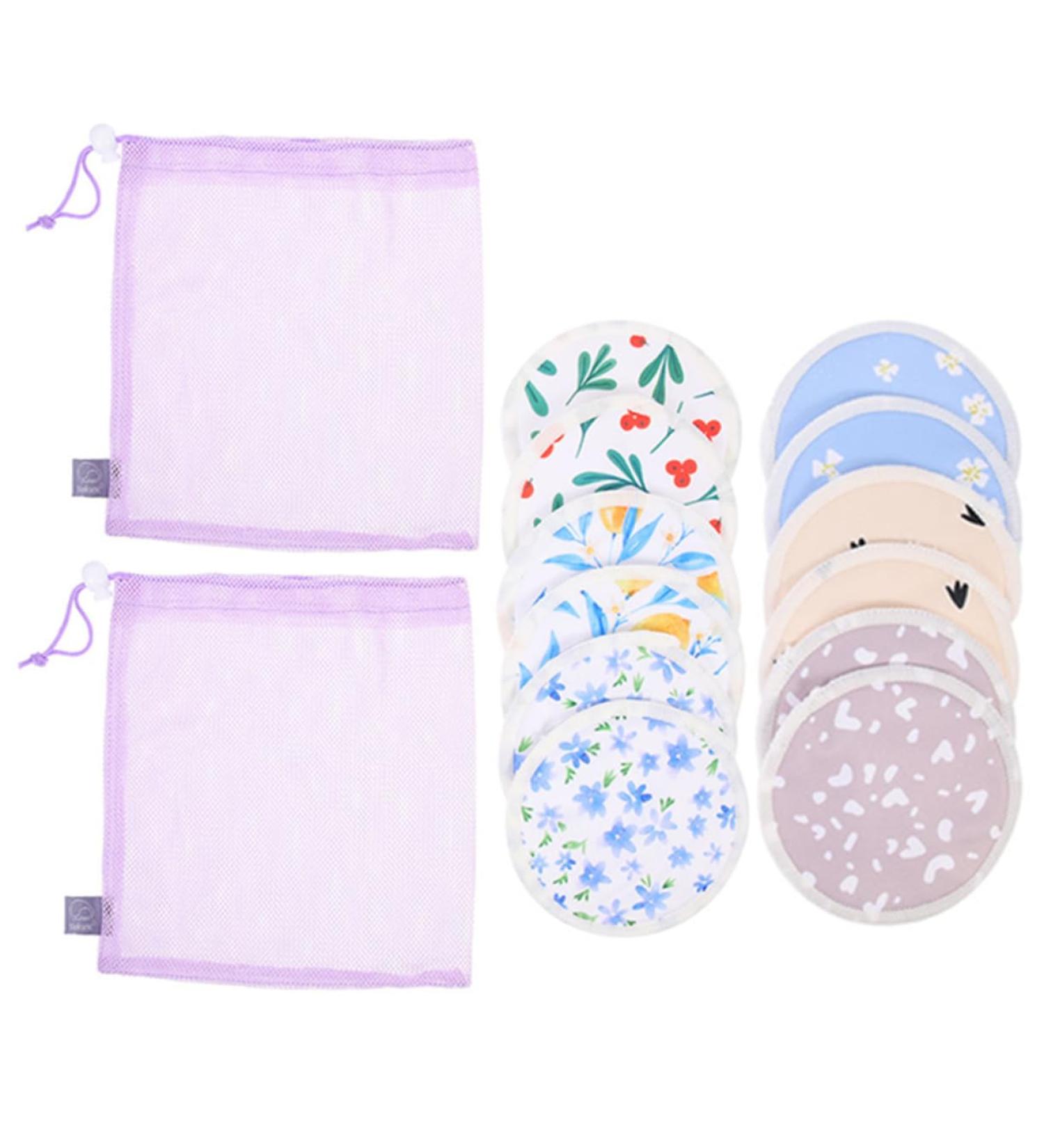 Buy iFundom Washable Breastfeeding Pads | 1 Set Cotton Breast Milk Cushions | Reusable Soft TPU Coated | Ideal for Moms - Buy Online on GoSupps.com