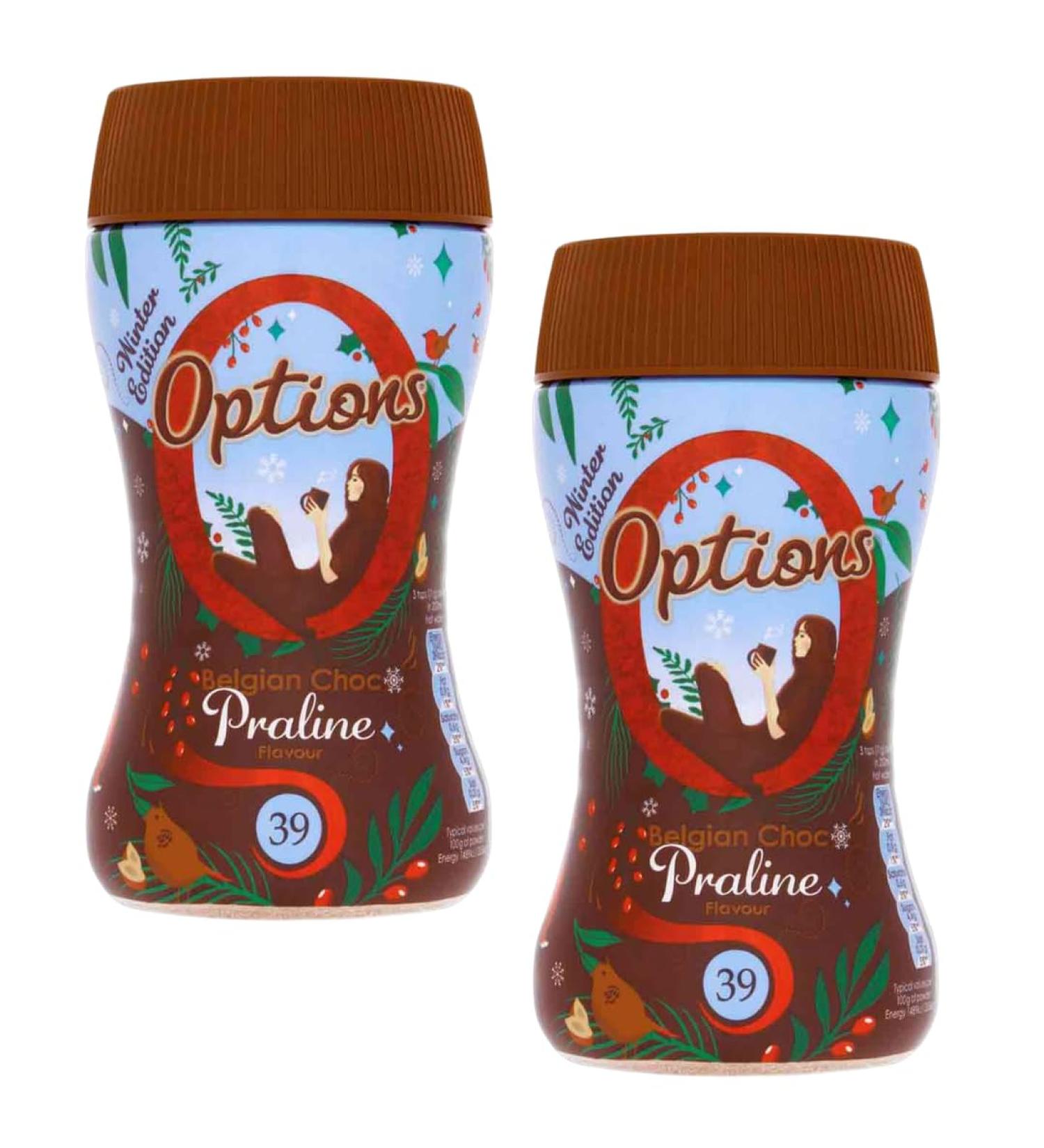 Hot Chocolate Bundle with Options Belgian Choc Praline 220g Jar (2 Pack) - Buy Online on GoSupps.com