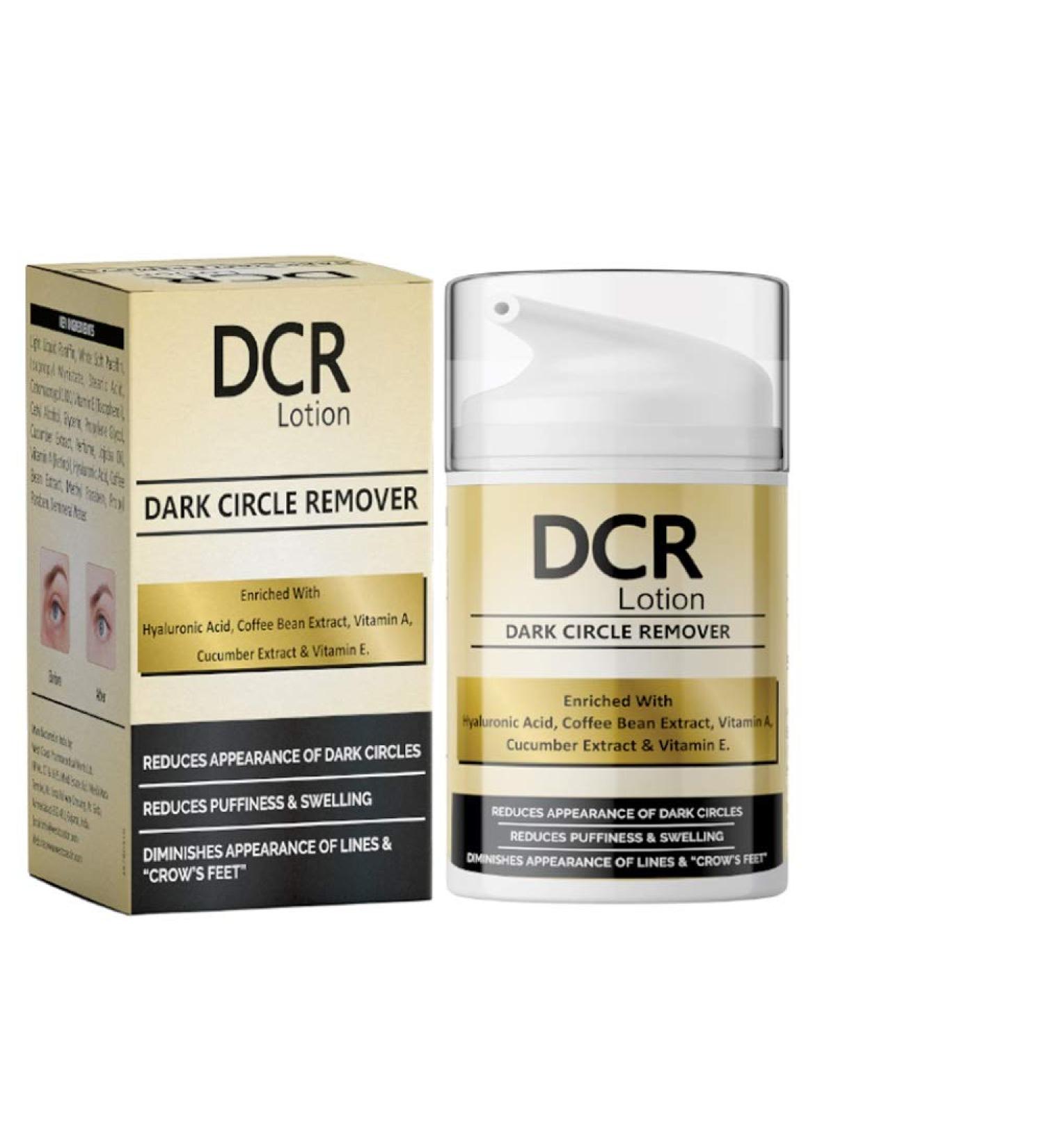 Dcr Dark Circle Remover Lotion 30ml - Pack of 2 | Best Under Eye Treatment for Dark Circles | International Shipping Available - Buy Online on GoSupps.com