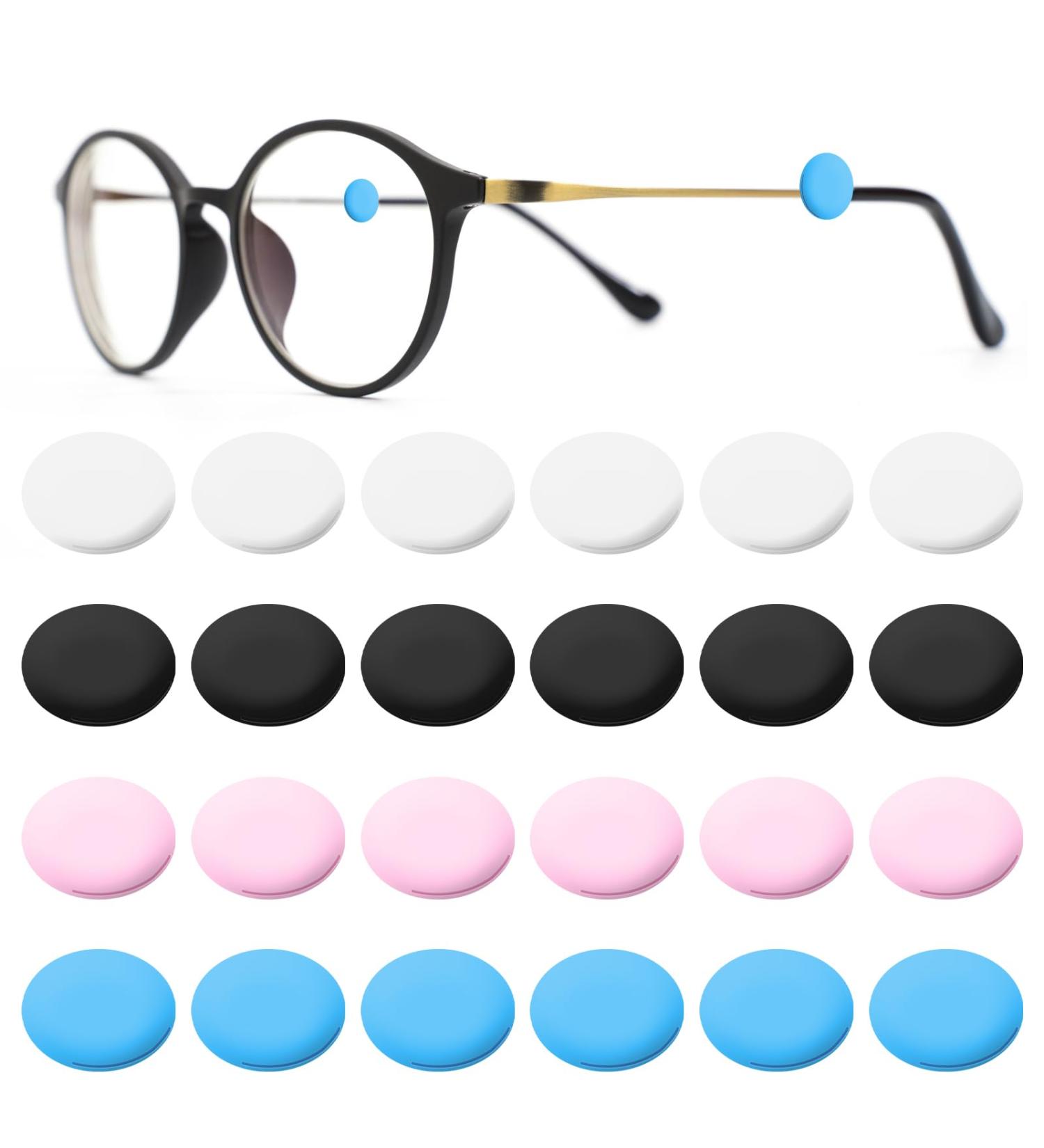 Anti-Slip Glasses Ear Hooks - 24 Pairs Silicone Ear Pillows for Secure Fit - Buy Online on GoSupps.com