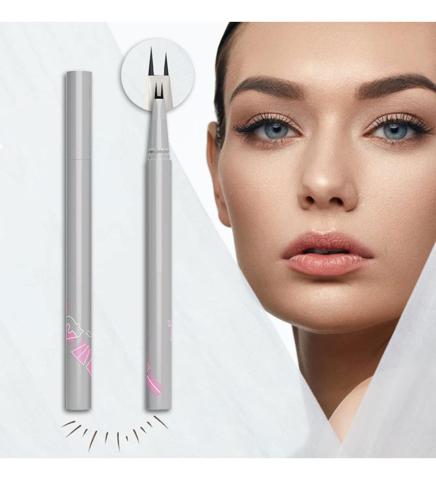 Ailevant Double Tip Lower Eyelash Pencil - Smudge Proof Waterproof Precision Liquid Eyeliner - Dark Brown - 2 PCS - Buy Online on GoSupps.com
