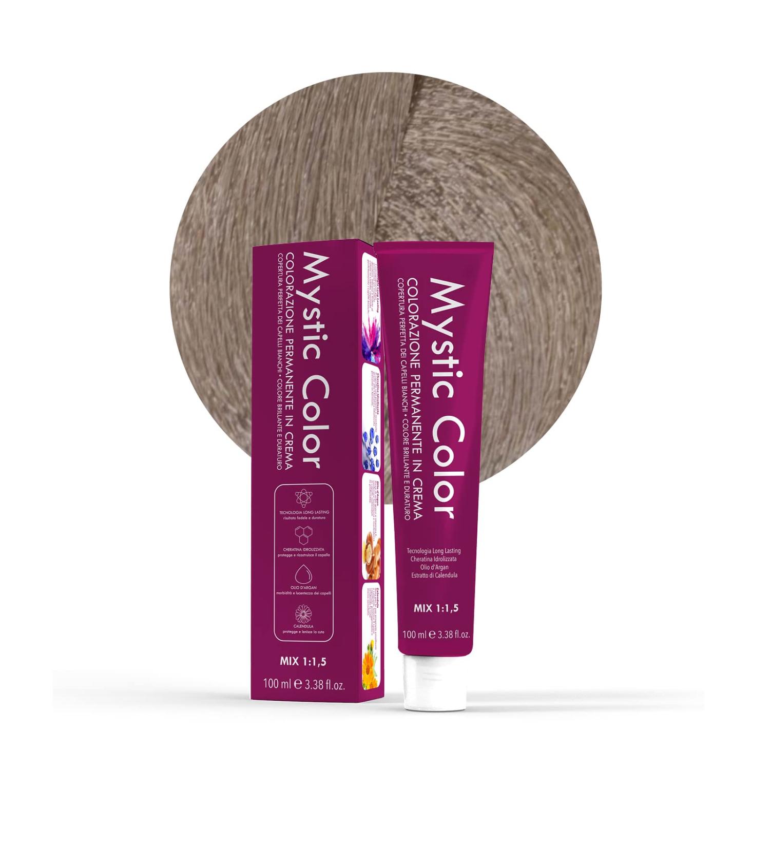  Capello Point Mystic Color Hair Colour Formula Enriched with Argan Oil and Calendula Long-Lasting Permanent Hair Colour Cream 9.1 Very Light Ash Blonde 100 ml - Buy Online on GoSupps.com