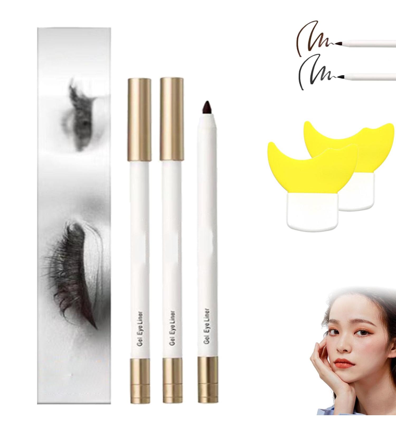  behound Crayon eye-liner imperm able l'eau longue dur e Eyeliner Stick Drying Lastin Long Lasting Eyeliner 24 Hour Waterproof Eye Liner Waterproof Smudge Proof Pencil avec Sharpener (2 Pcs) - Buy Online on GoSupps.com
