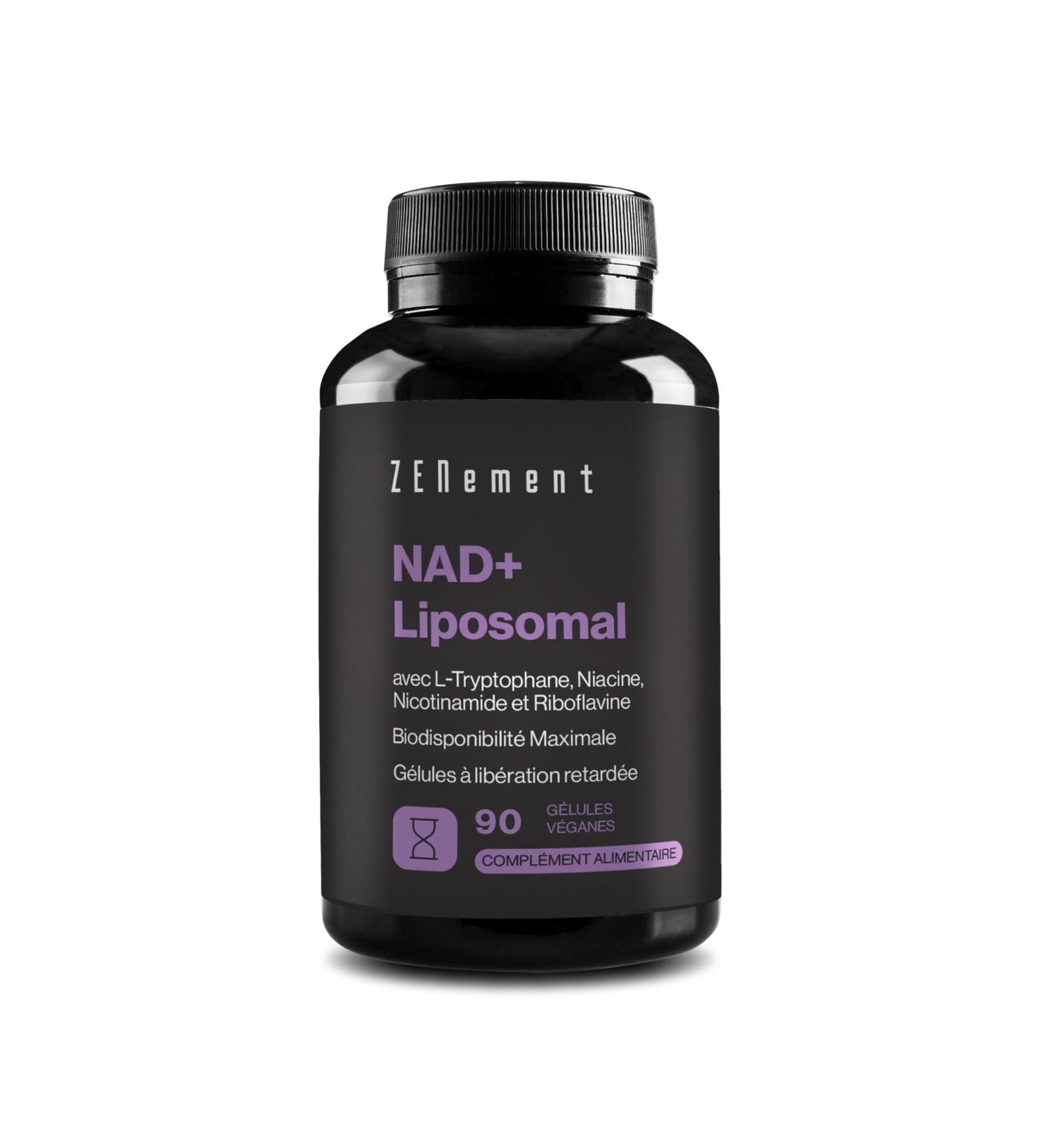  Zenement NAD+ Liposomal 1000 mg High Bioavailability and Good Tolerance Gastroresist and Vegan Capsules With L-Tryptophan Niaci - Buy Online on GoSupps.com