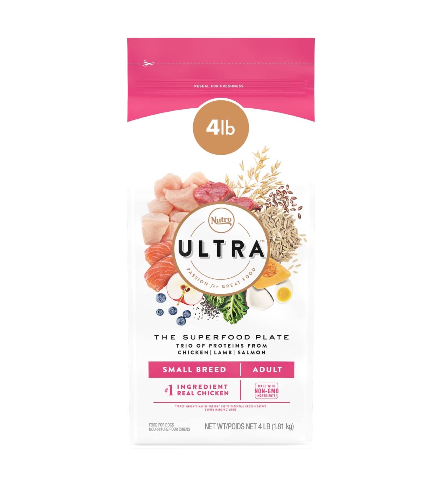 NUTRO ULTRA Small & Toy Breed Adult Dry Dog Food â€“ Premium Nutrition for Small Dogs - Buy Online on GoSupps.com