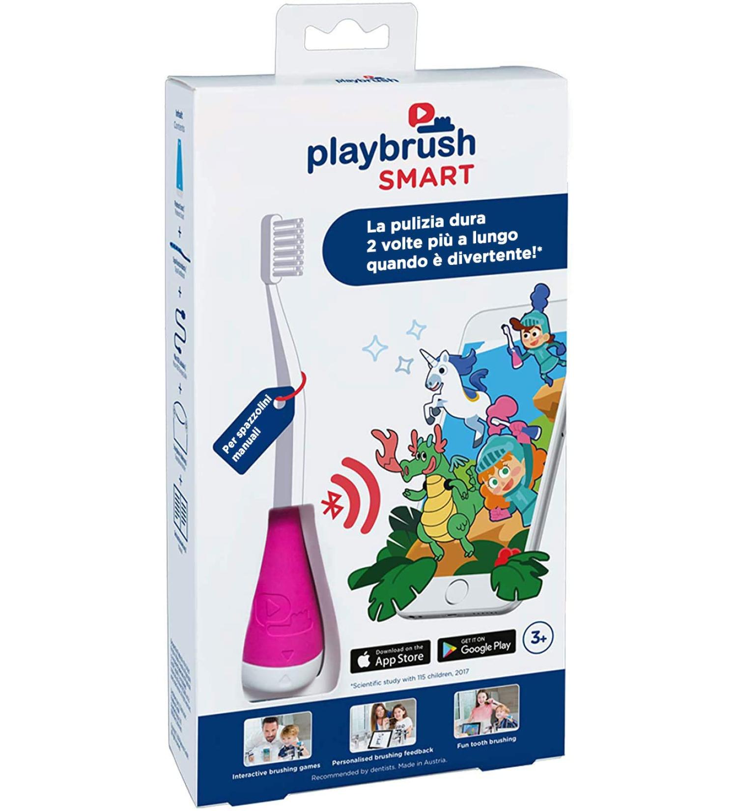 Playbrush Set - Transform Manual Toothbrushes into Game Controllers for Kids, Pink - 1 Unit - Buy Online on GoSupps.com