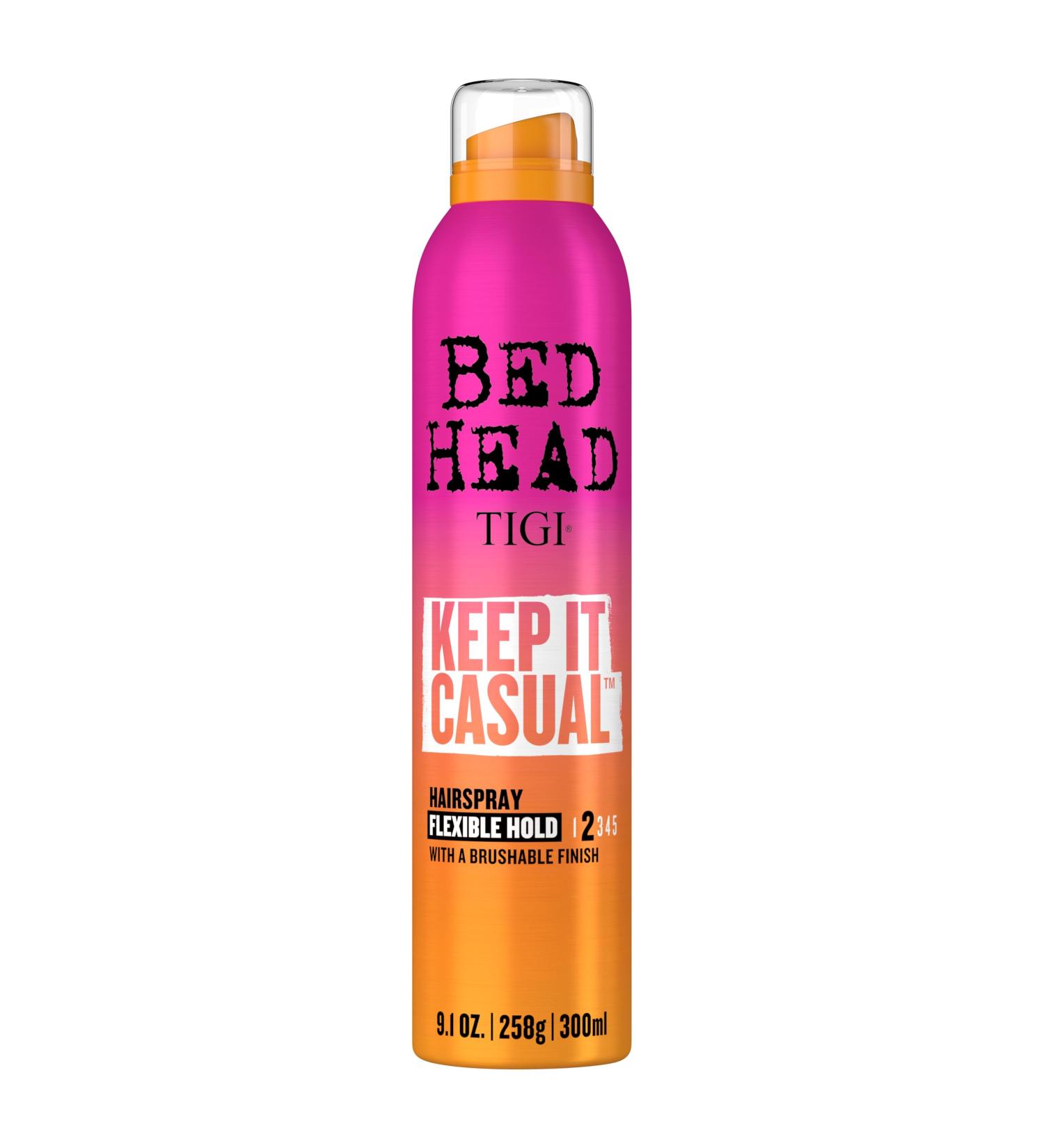 Bed Head by TIGI Frizz Control Flexible Hold Hairspray for Long Lasting and Flexible Hold Keep It Casual Brushable Hair Spray 9.1 Oz - Buy Online on GoSupps.com