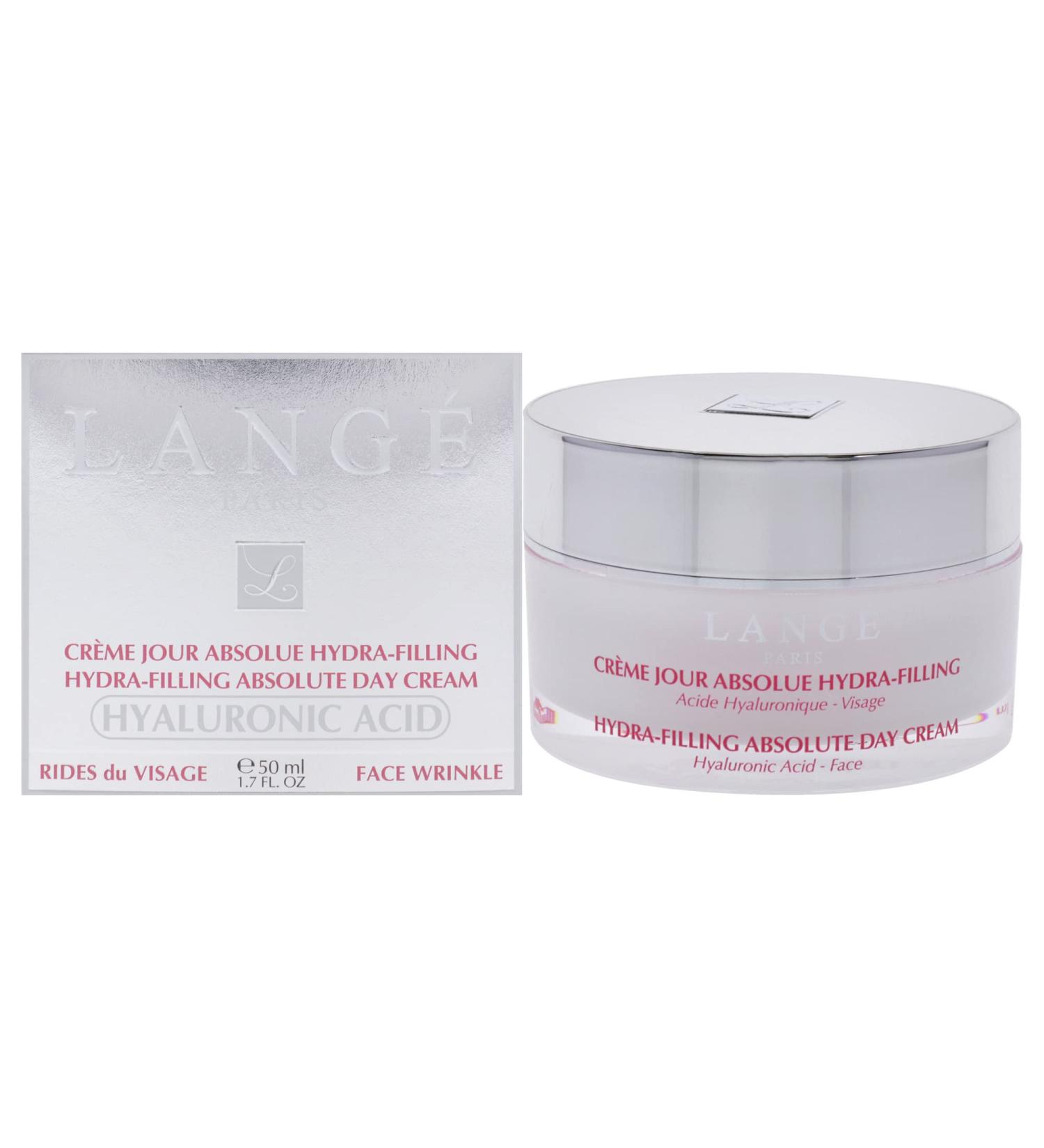 Lange Hydra-Filling Soft Day Face Cream - Intense Hydration - Nourishes And Soothes - Gives Skin Elasticity And Firmness - Protects Skin Against Harmful Effects - Hyaluronic Acid Formula - 1.7 Oz - Buy Online on GoSupps.com