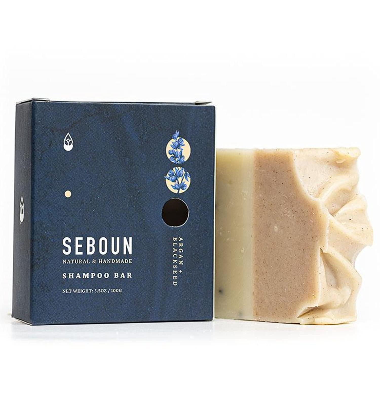 Argan & Black Seed Shampoo Bar | 100% Natural Handmade with Olive Oil & Coconut Oil | 3.5oz - Best for Healthy Hair - Buy Online on GoSupps.com