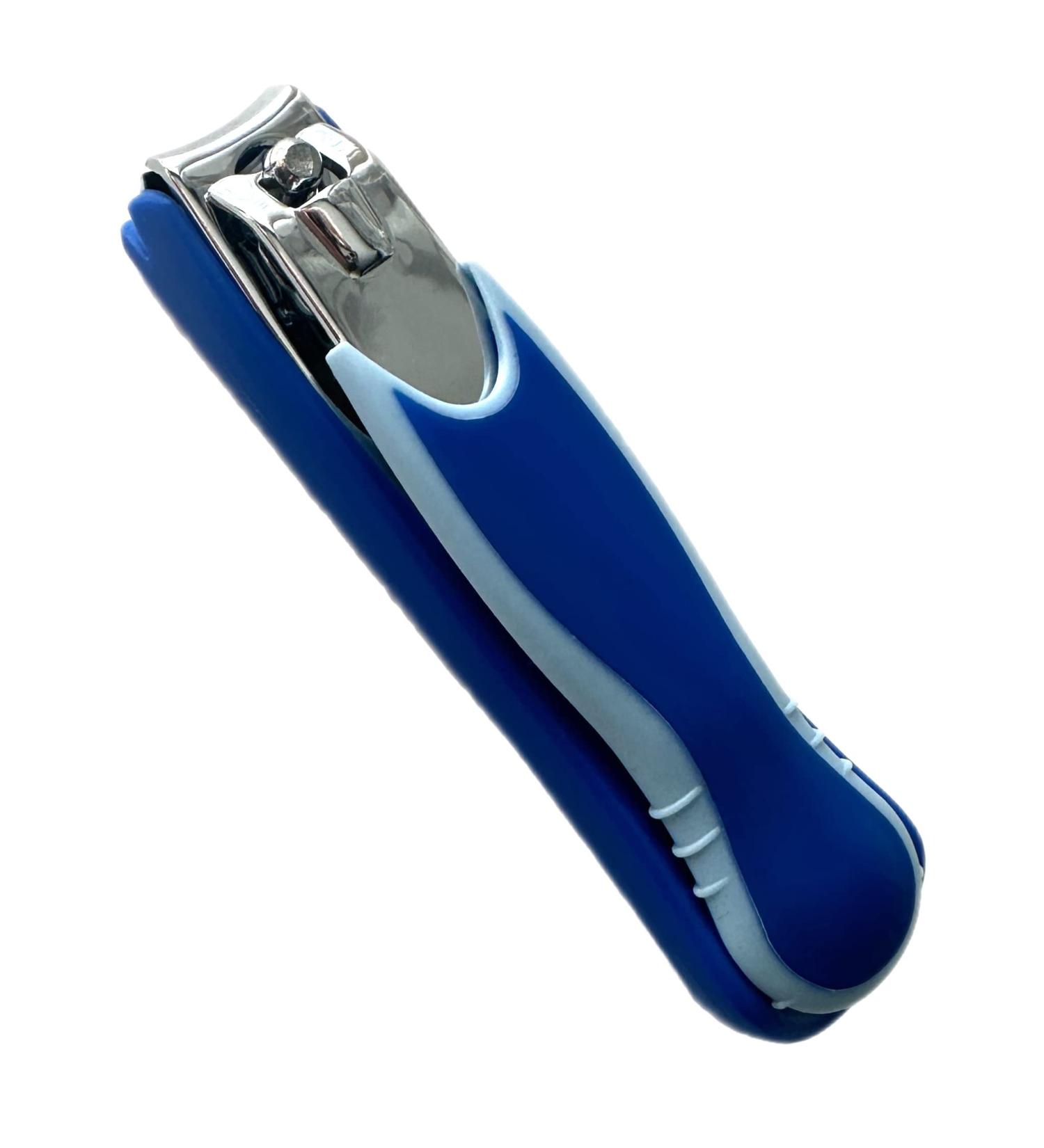 Comfort Hold Nail Clippers with Non-Slip Ribbed Cushion - Stainless Steel Sharp Trimmer for Men and Women with Arthritis or Unsteady Hands - Buy Online on GoSupps.com