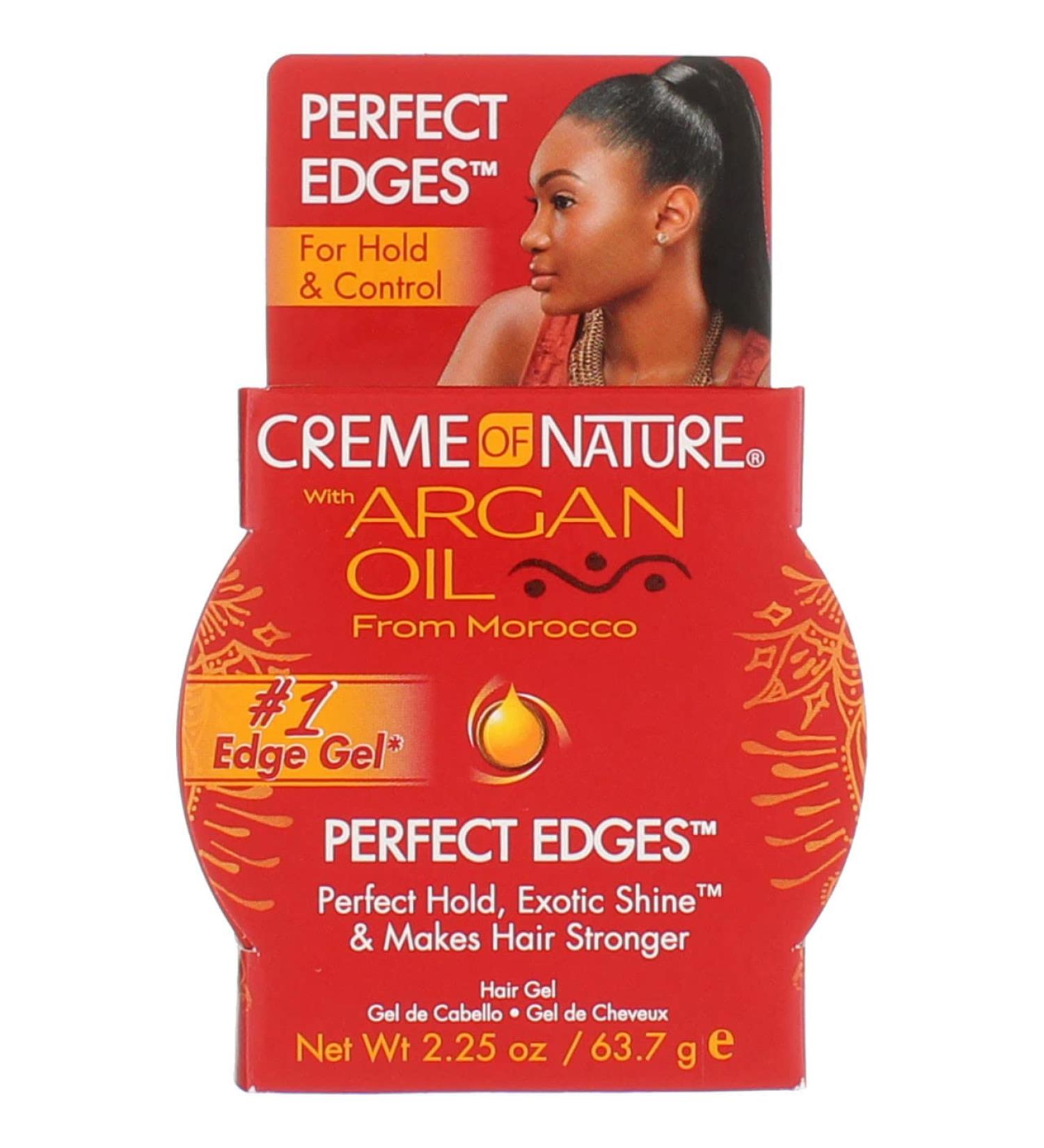 Creme of Nature Argan Oil Perfect Edges Control 2.25 oz. Jar - 3 Pack - Buy Online on GoSupps.com