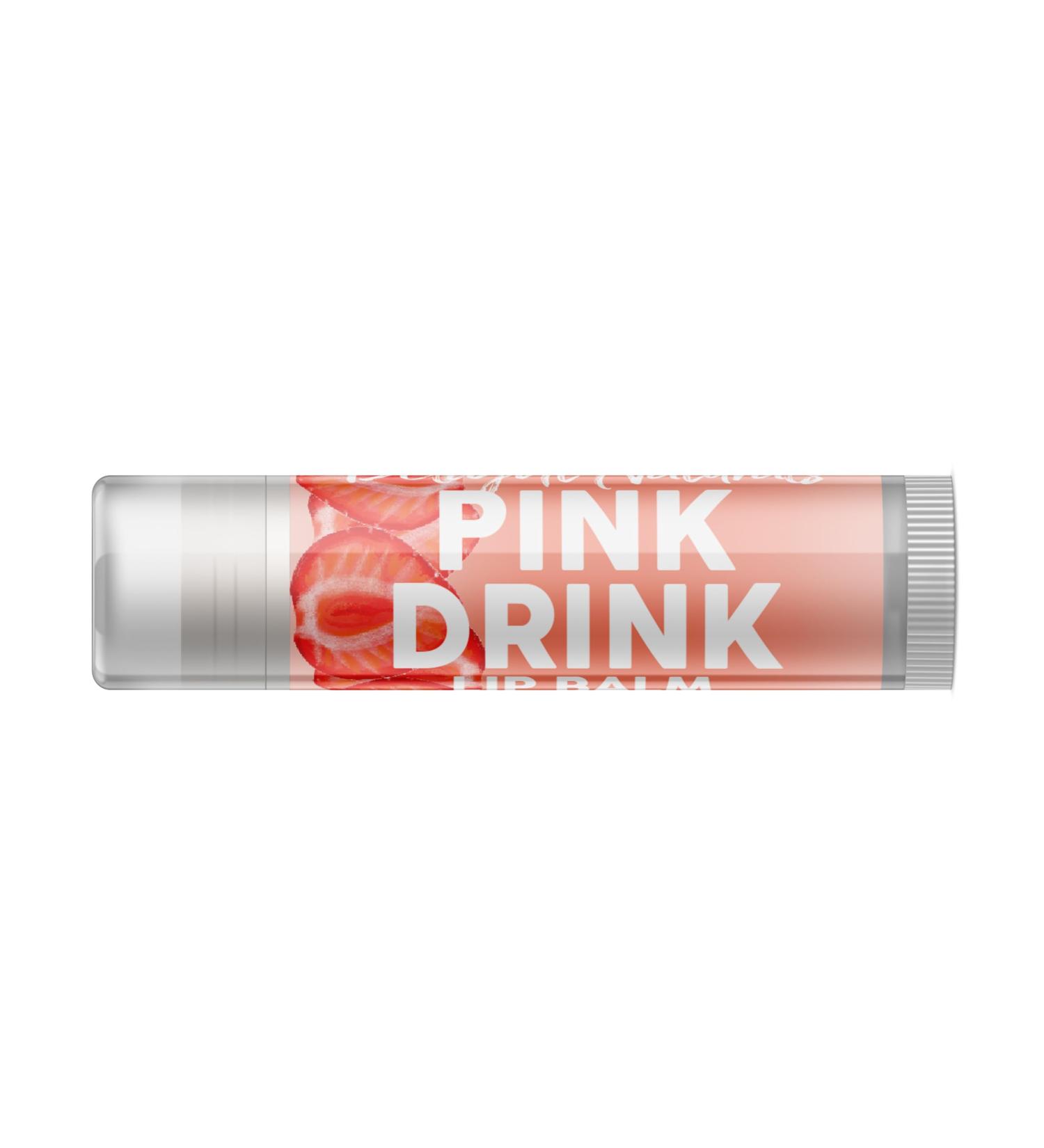 Delight Naturals JUMBO Lip Balm - Pink Drink - Buy Online on GoSupps.com