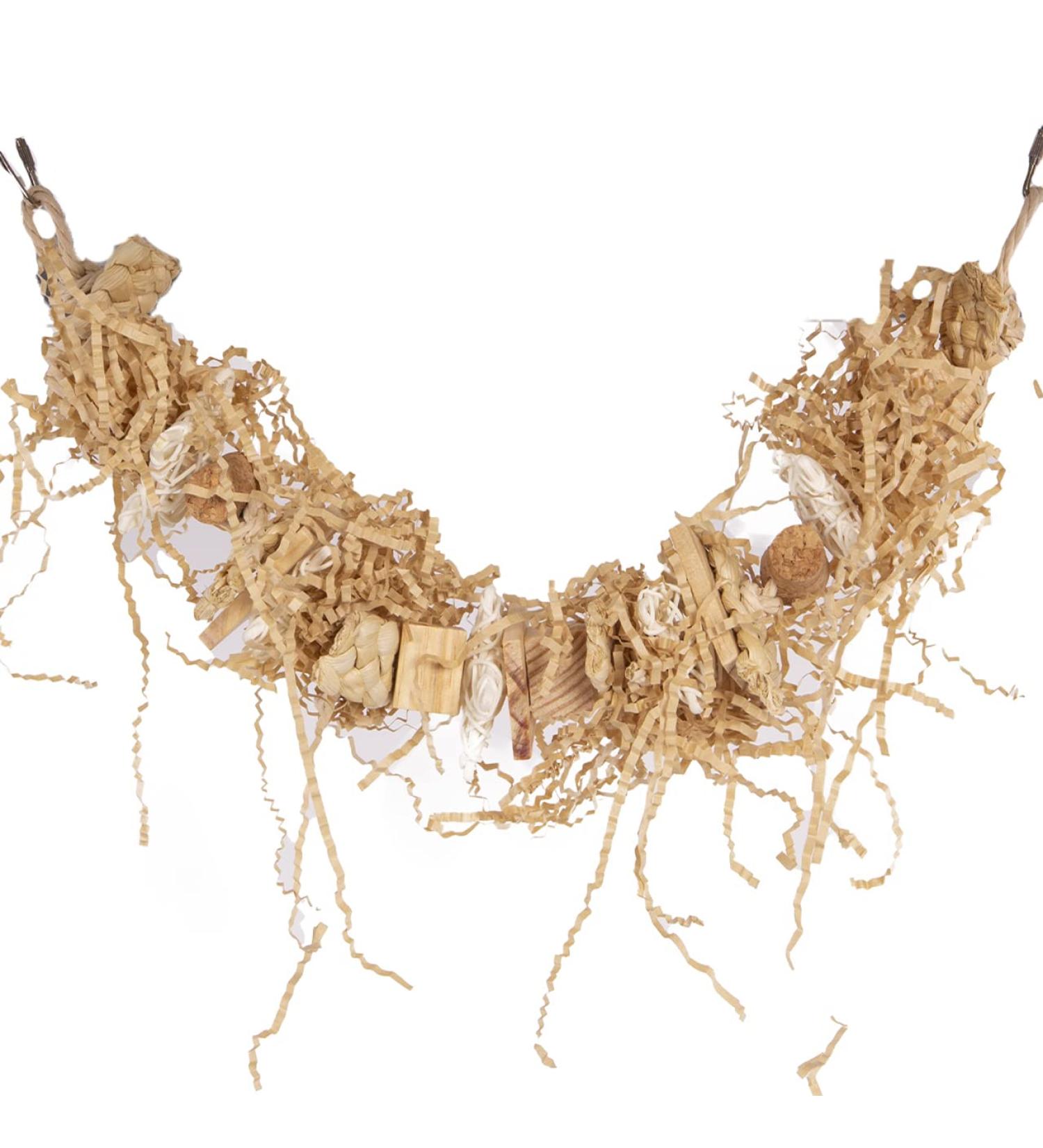 HappyBird Shred Liana - Eco-Friendly Shredder Toy for Parakeets & Small Parrots | Best Bird Toys Online - Buy Online on GoSupps.com