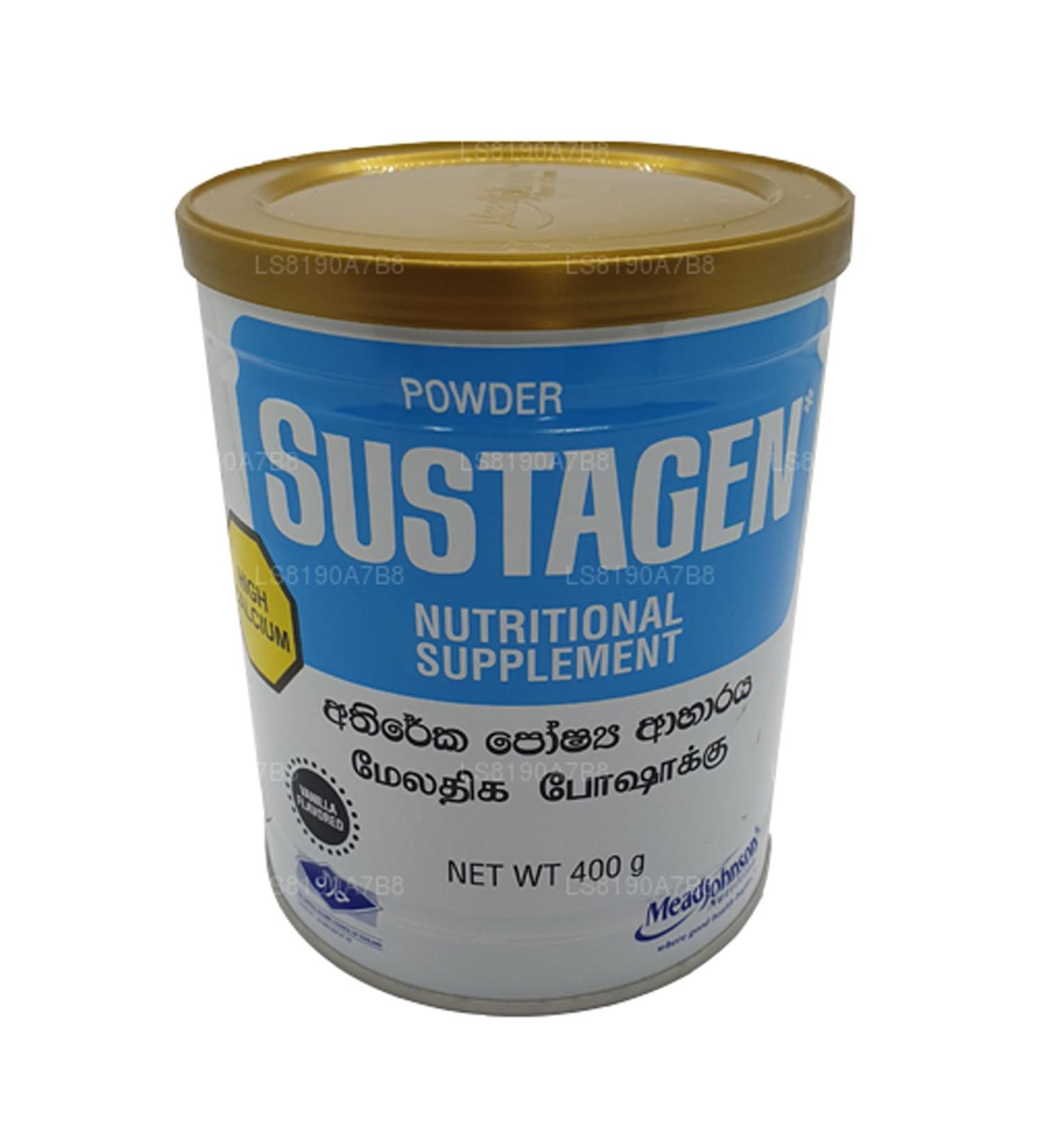 Sustagen Vanilla Flavor Nutritional Supplement 400g - Premium Milk Powder for Optimal Nutrition | International Shipping Available - Buy Online on GoSupps.com