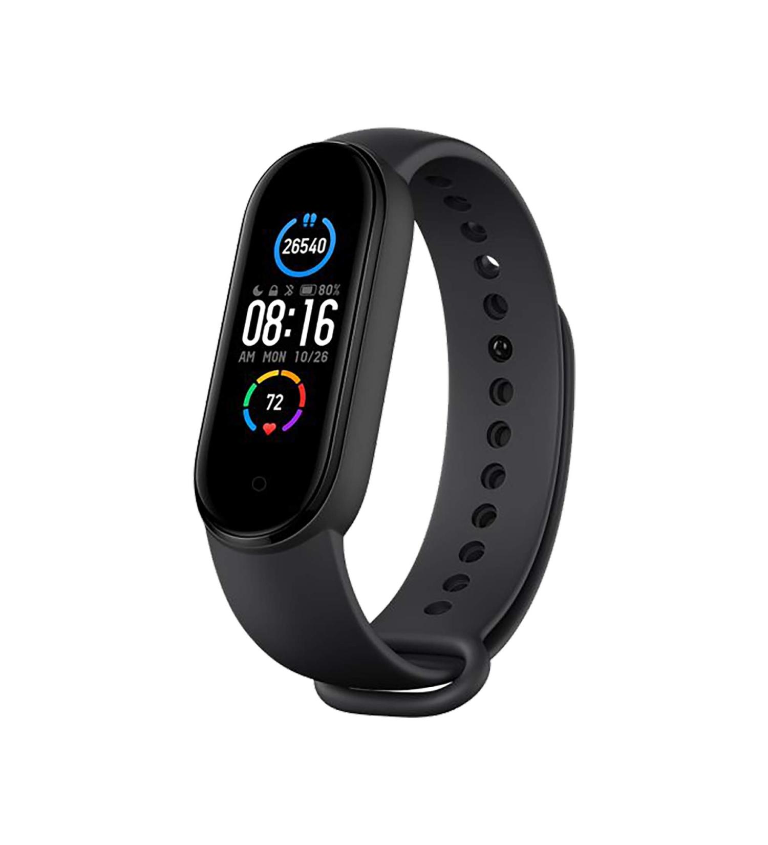 Xiaomi Mi Band 5 Smart Wristband 1.1 inch Color Screen Miband with Magnetic Charging 11 Sports Modes Remote Camera Bluetooth 5.0 Global Version - Black - Buy Online on GoSupps.com