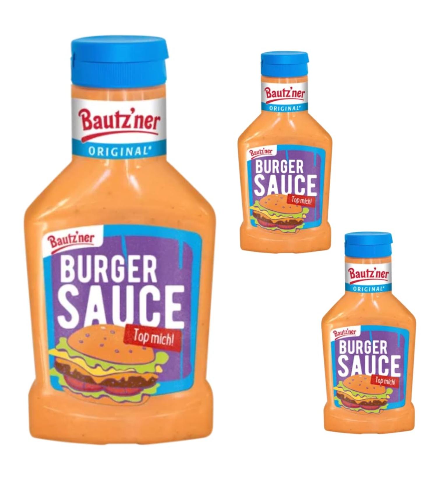 Bautz'ner Burger Sauces 300 ml Pack of 3