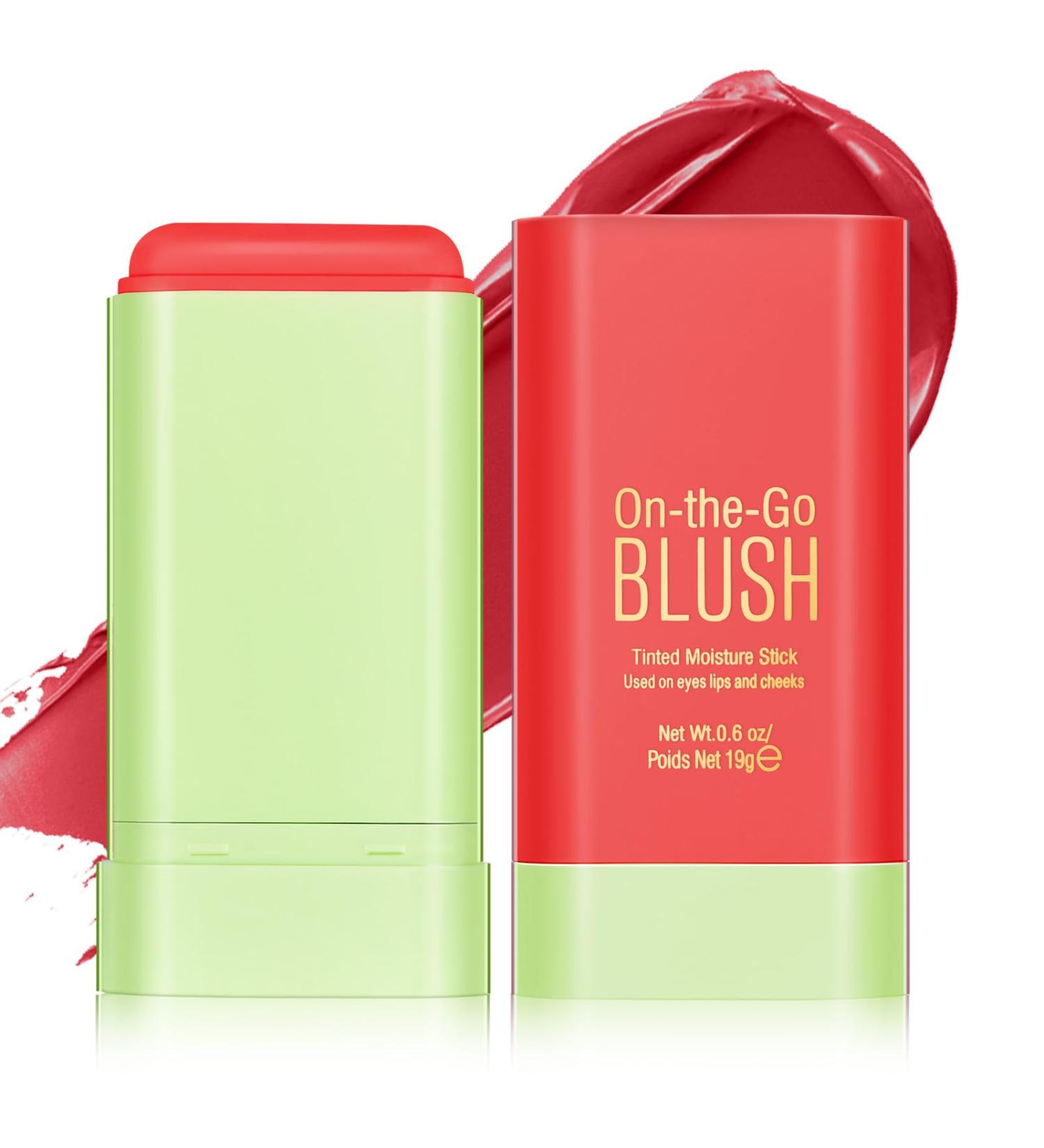 Lophe Cream Blush Stick - Multi-Use Natural Rouge for Eyes Cheeks & Lips | Moisturizing Matte Makeup for All Skin Tones (02) - Buy Online on GoSupps.com