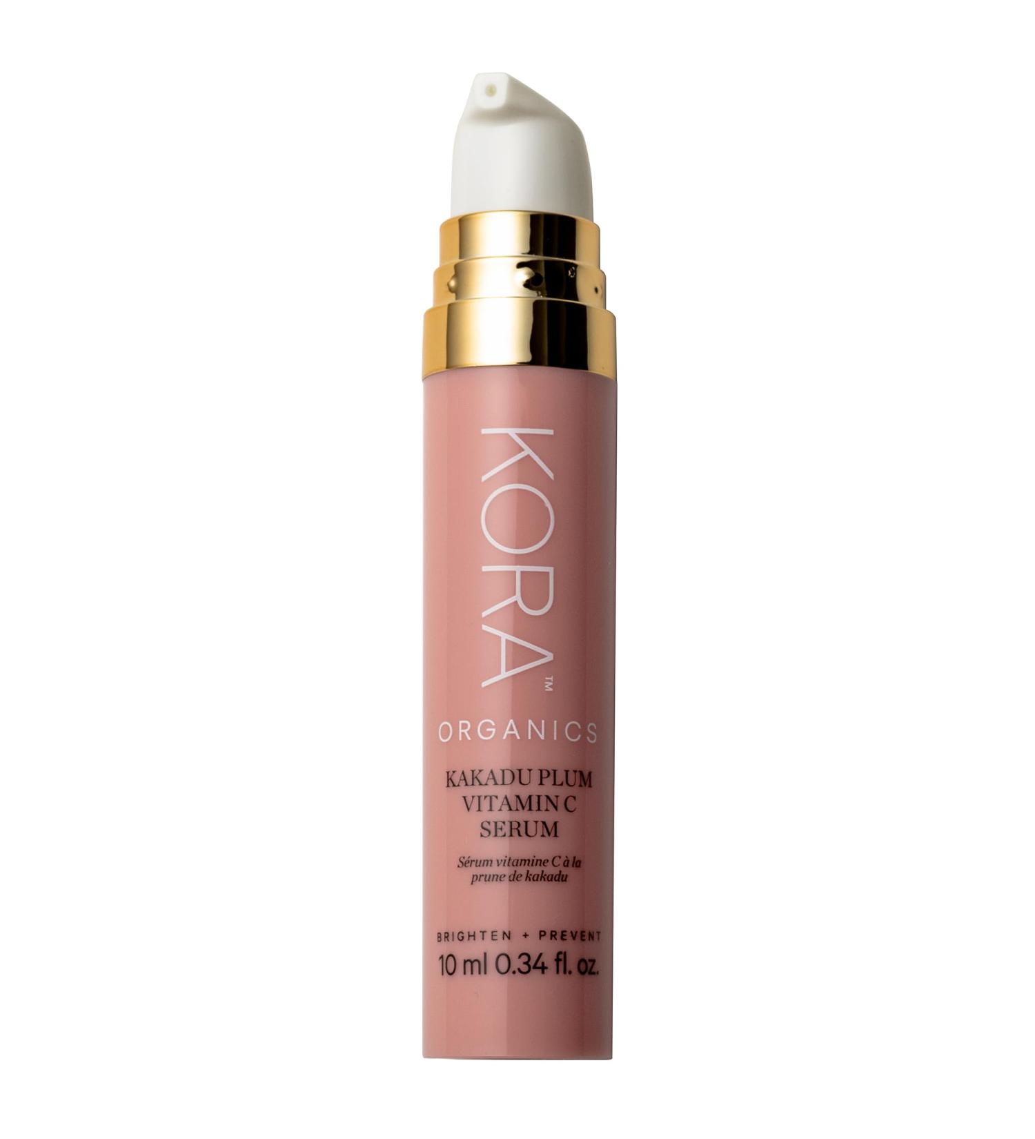 KORA Organics Kakadu Plum Vitamin C Serum Antioxidant Rich Facial Serum with Hyaluronic Acid Protect & Improve Skin Tone Certified Organic Cruelty Free 0.34 fl oz 0.34 Fl Oz (Pack of 1) - Buy Online on GoSupps.com
