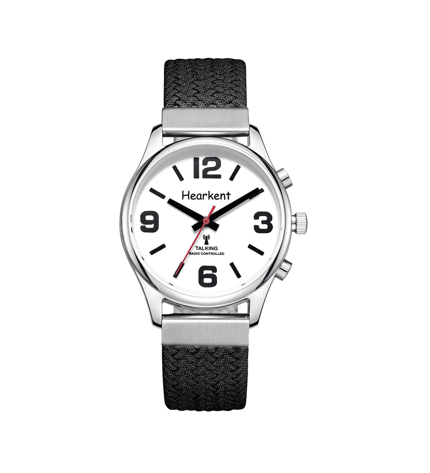 HORKENT German Language Speaking Clock for Visually Impaired - Large Digits & Black Nylon Design | Ideal for Seniors & Blind Users - Buy Online on GoSupps.com