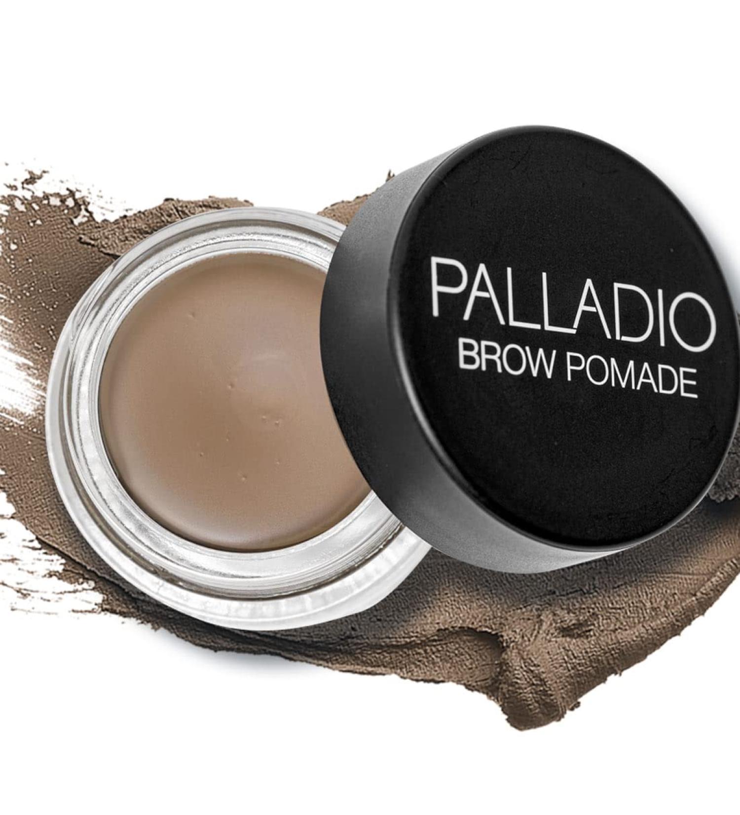 Palladio Waterproof Brow Pomade - 24-Hour Wear Sweatproof & Creamy Formula - Dramatic Defined Look in Taupe - Buy Online on GoSupps.com