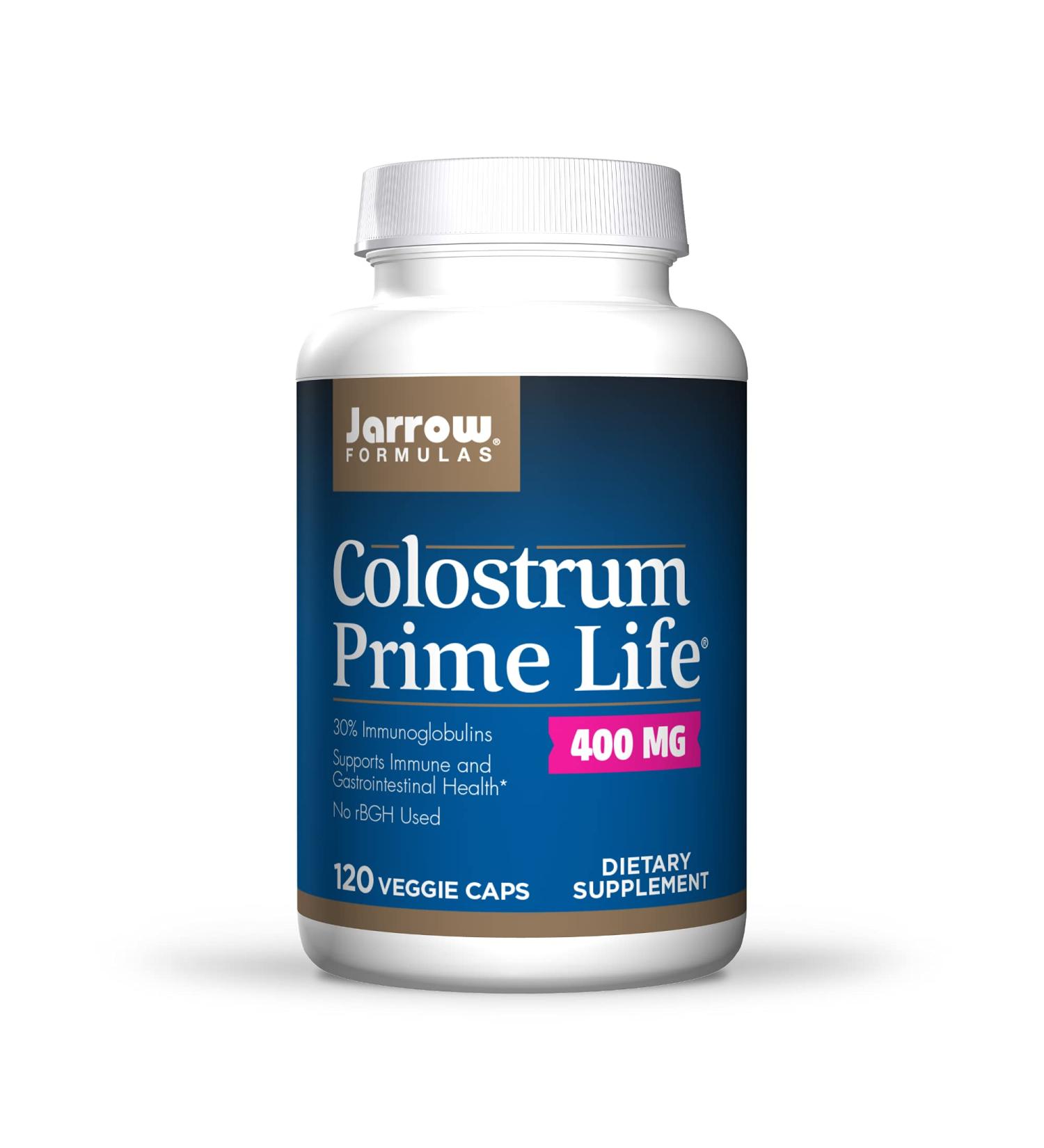 Jarrow Formulas Colostrum Prime Life 500 mg - 120 Capsules for Immune Support - Buy Online on GoSupps.com