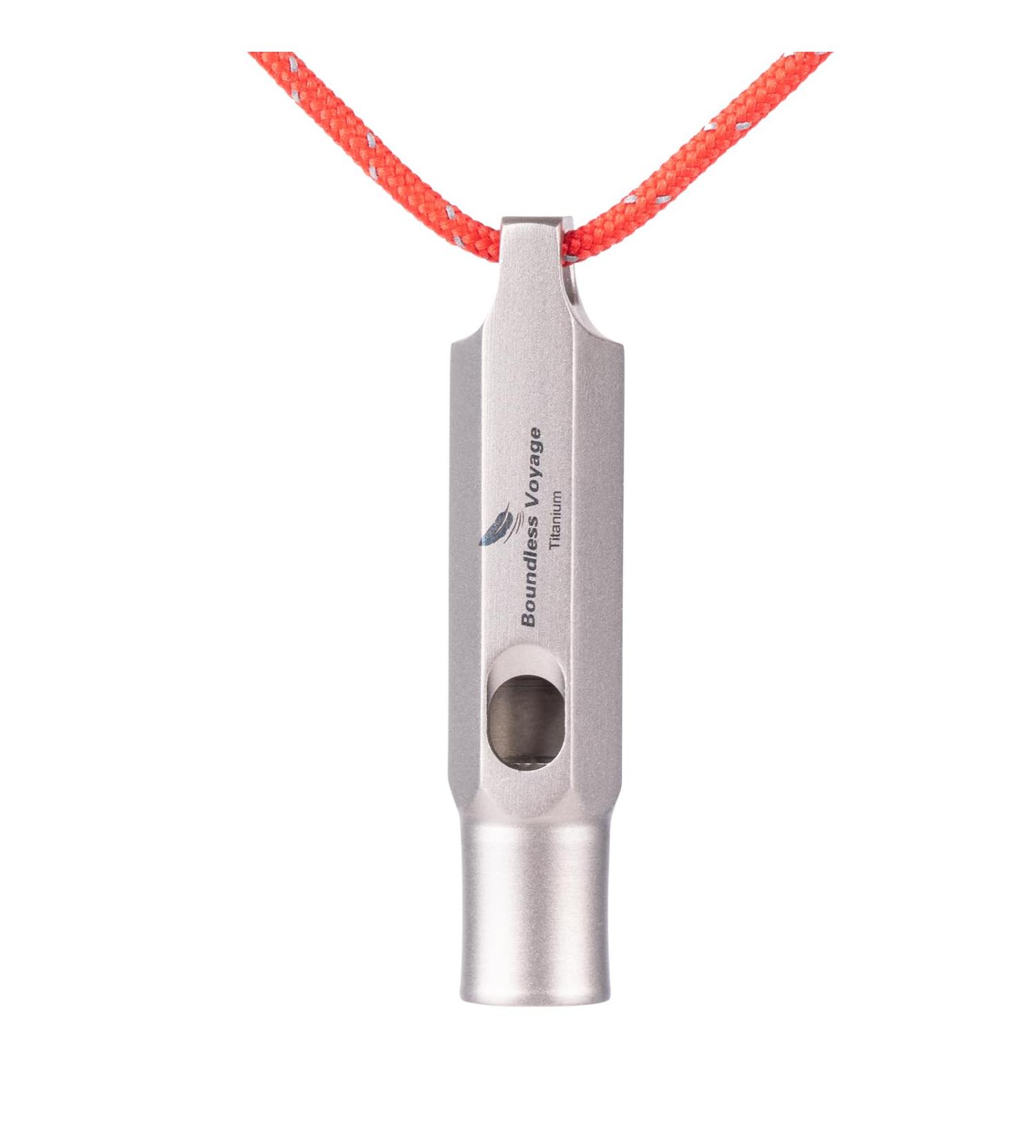 Ibasingo Titan Whistle - Loud Emergency Survival Tool with Lanyard for Camping Hiking Sports & Training | Keychain Pipe Signal Model TI9015O - Buy Online on GoSupps.com