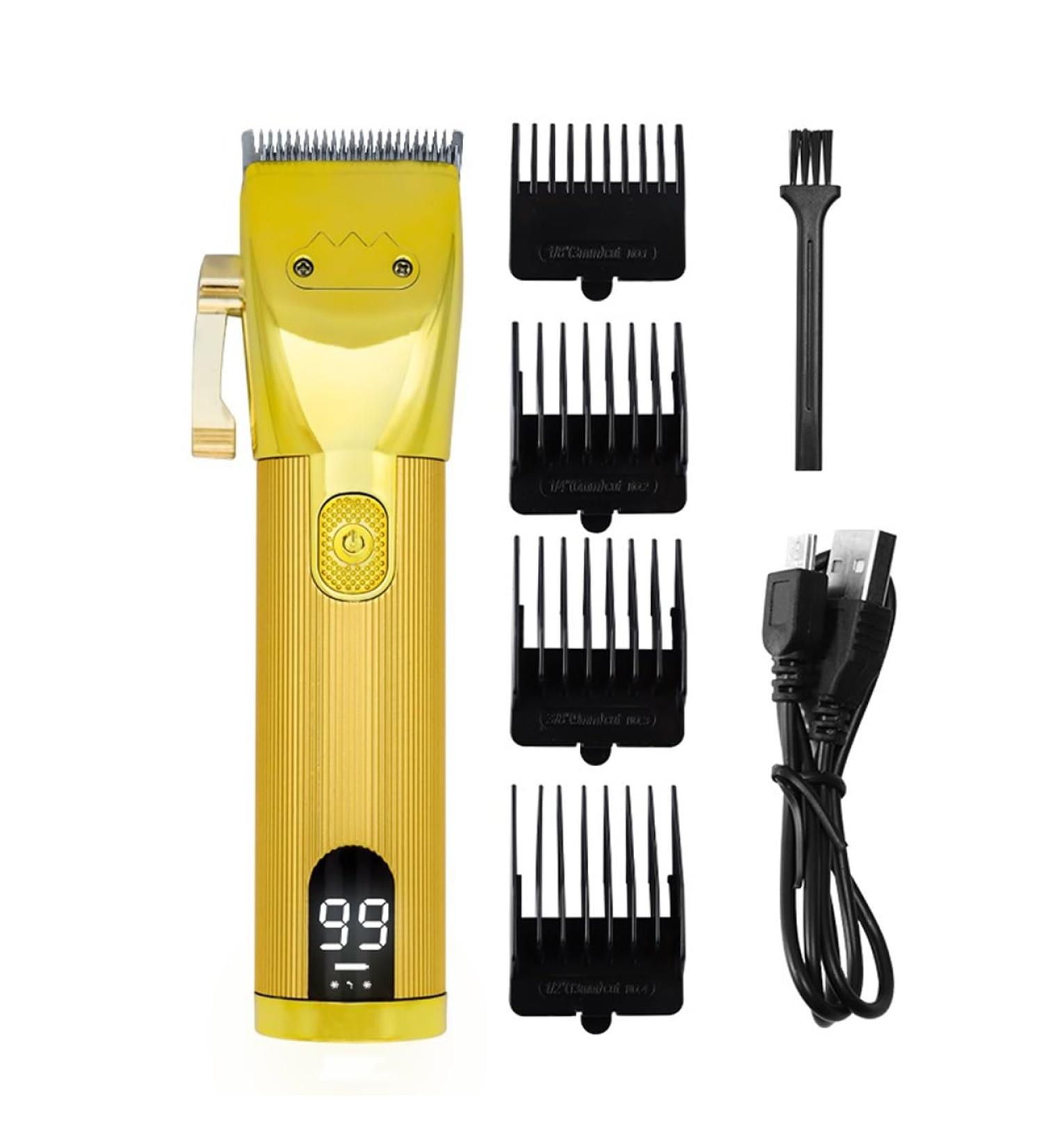 Pro Hair Clipper Electric Hair Clipper USB Rechargeable Hair Clipper Barber Hair Trimmer Men Electric Razor Men's Electric Shaver - Buy Online on GoSupps.com