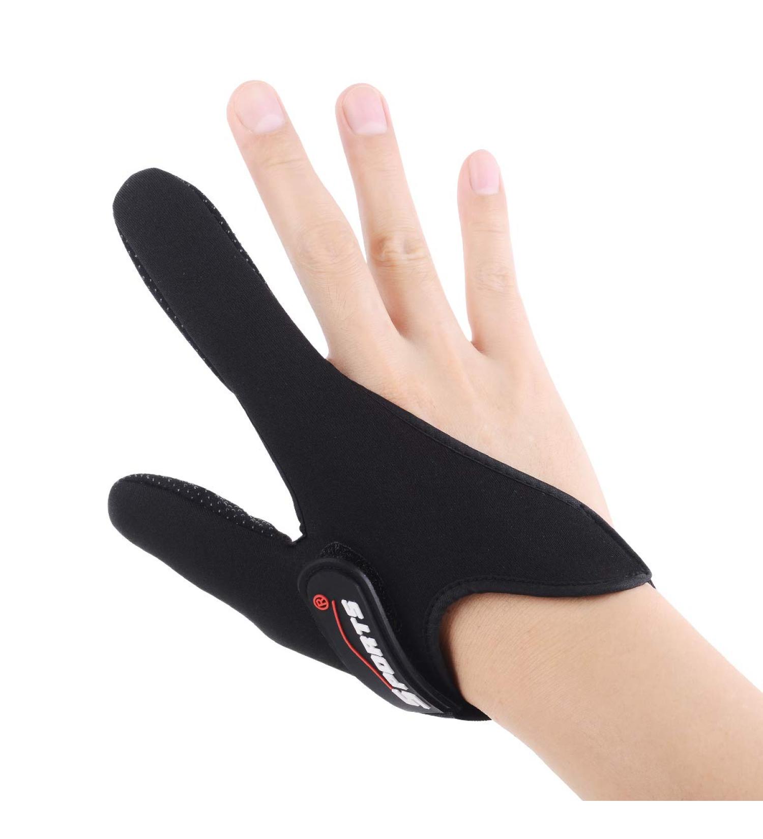 Uniwit Professional Neoprene Fishing Glove - Thumb + Index Finger Protection in Black - Buy Online on GoSupps.com