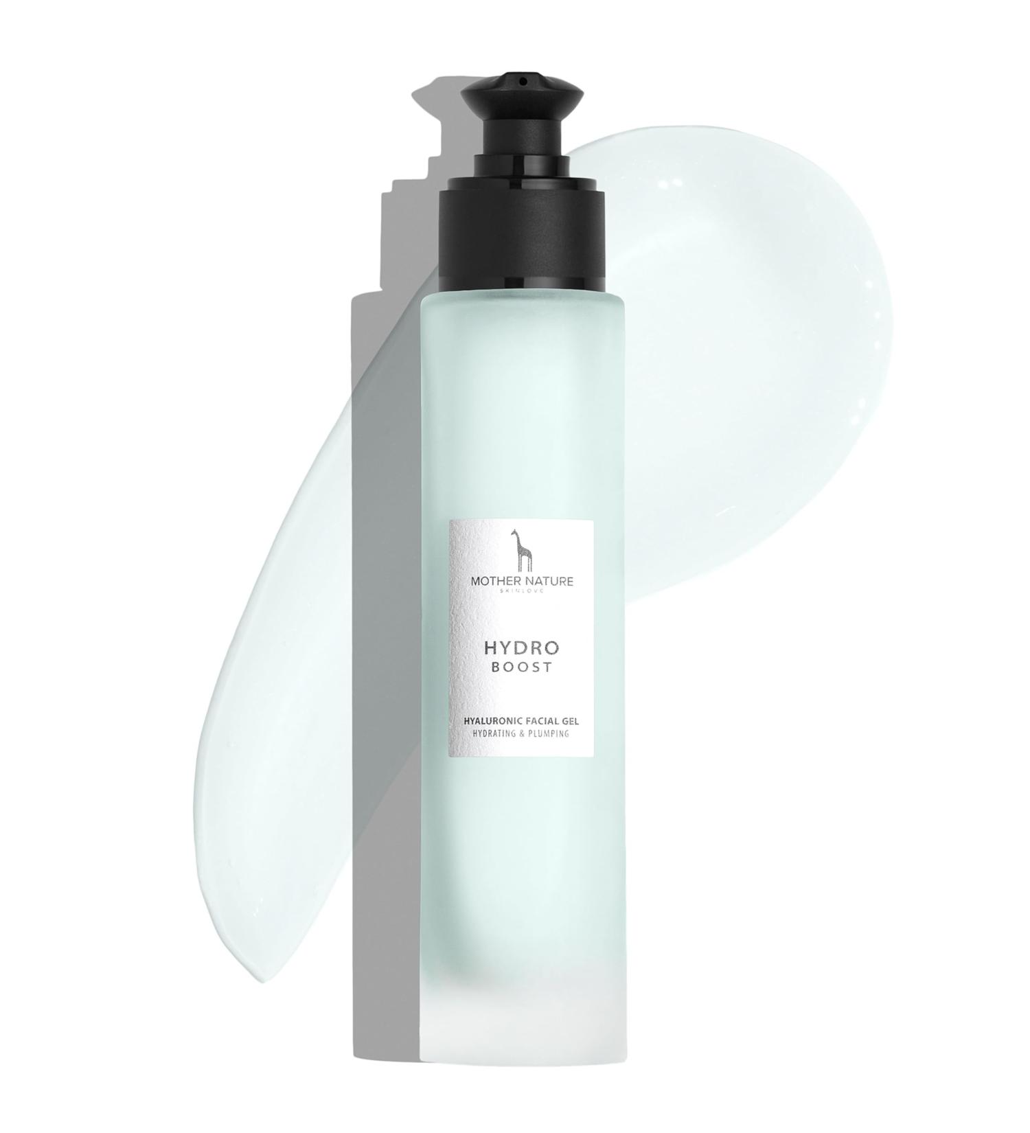 Hyaluronic Acid Moisturiser Gel with Organic Aloe Vera | Natural Vegan Face Care | Intensive Hydration & Anti-Ageing - 100ml - Buy Online on GoSupps.com