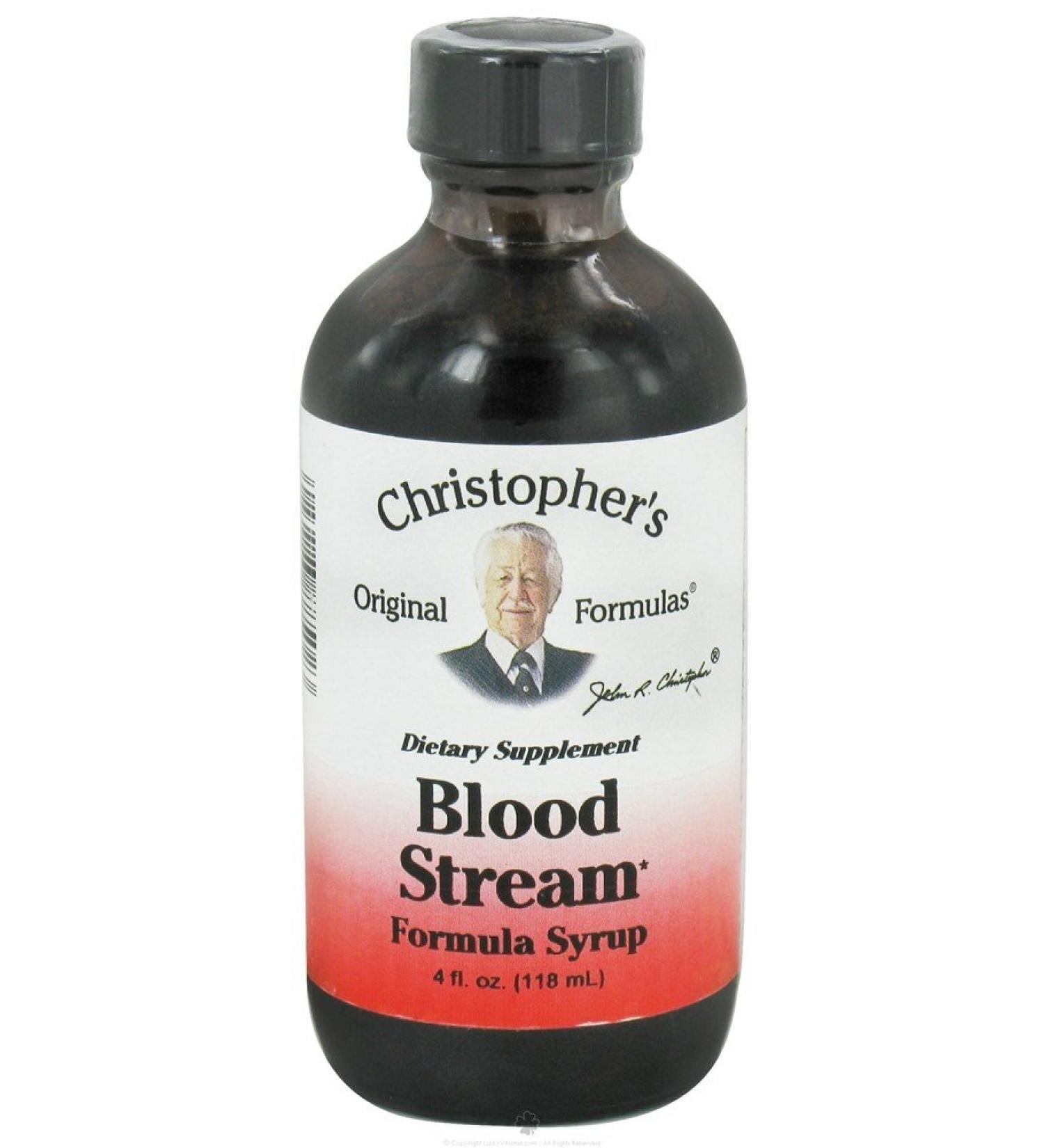 Christopher's Blood Stream Formula Syrup -- 4 fl oz