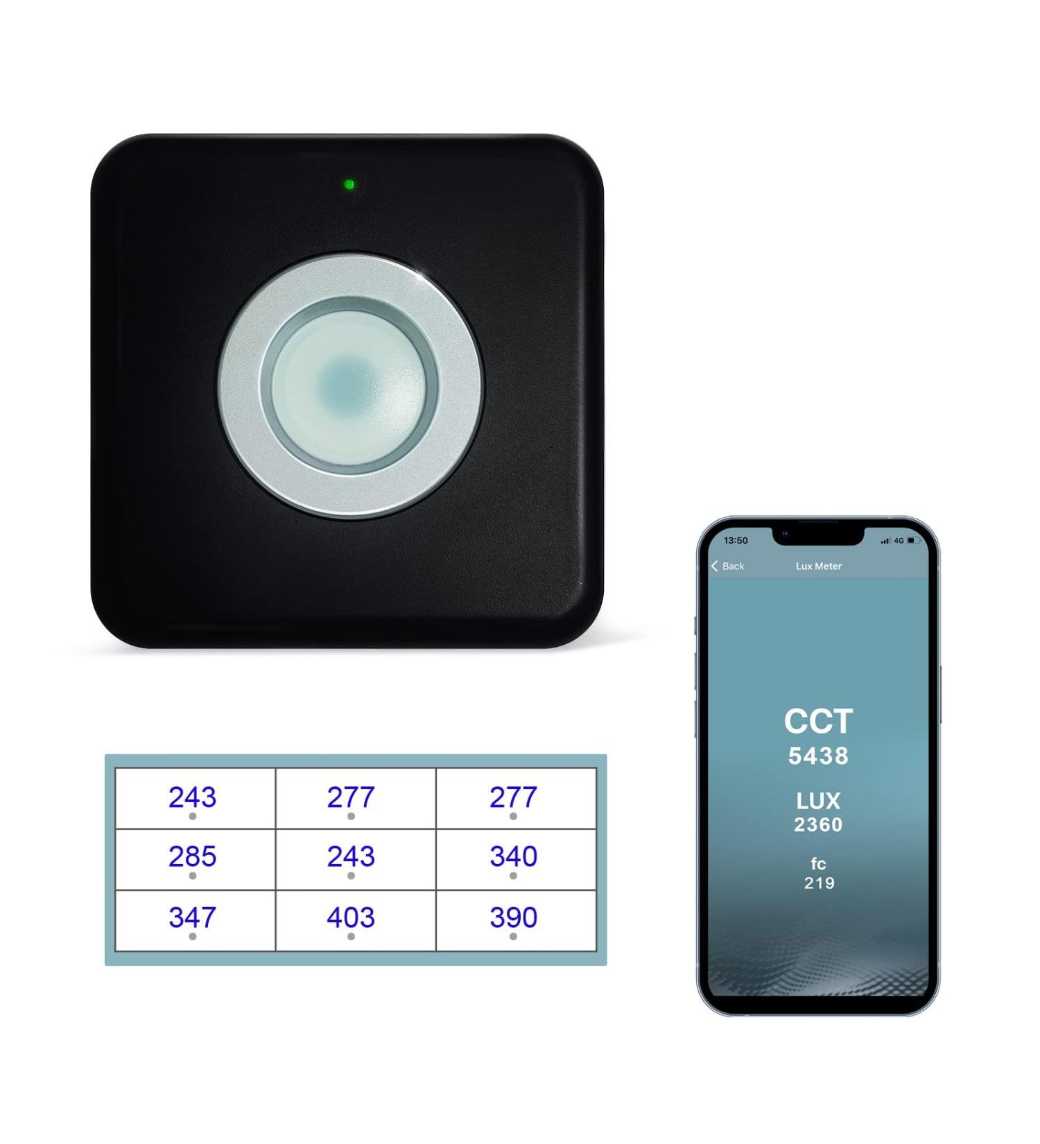 VBR-300 Color Temperature CCT Light Meter for Accurate LUX and Foot Candle Measurements - Buy Online on GoSupps.com