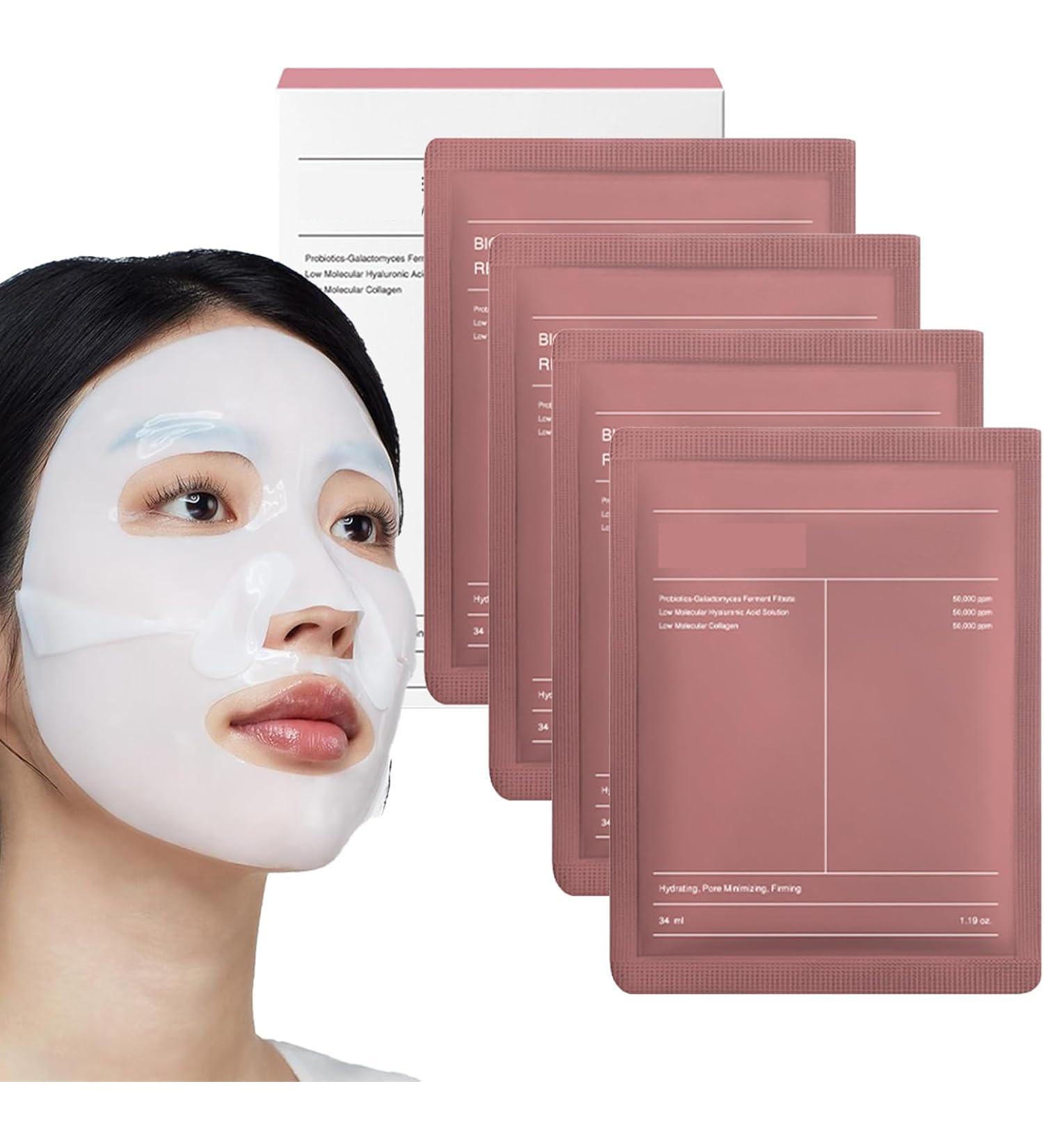 Collagen Mask - Collagen Mask - Collagen Face Mask for Women - Collagen Mask Overnight to Shrink Pores -Hydrating Face Mask for Anti Wrinkle - Smooth & Tighten Face Masks Skincare - Buy Online on GoSupps.com